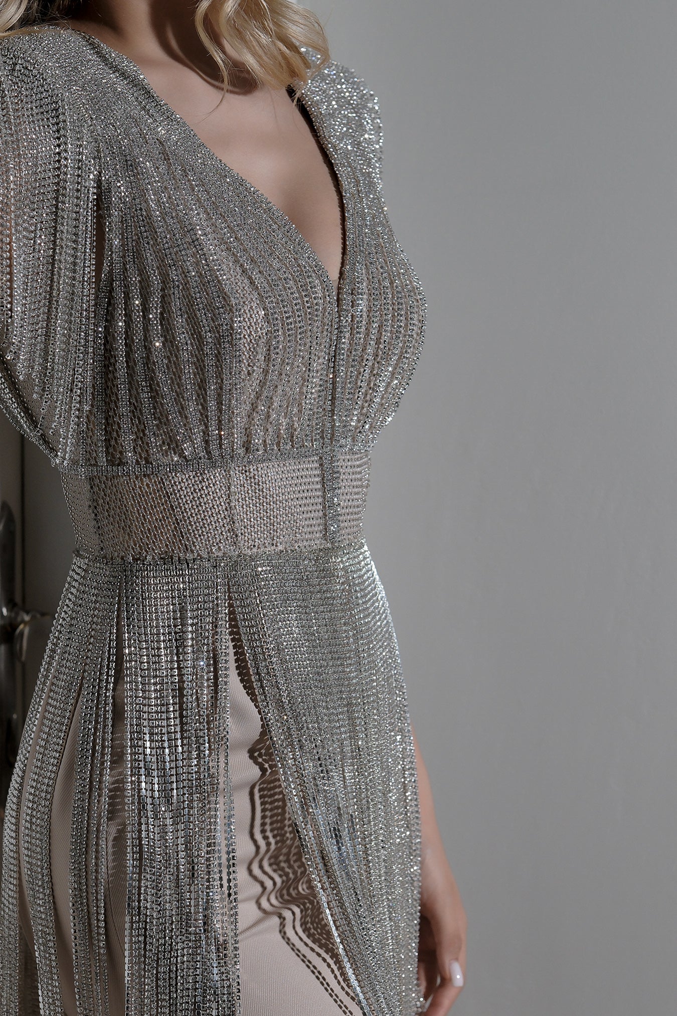 Haute couture кристална рокля