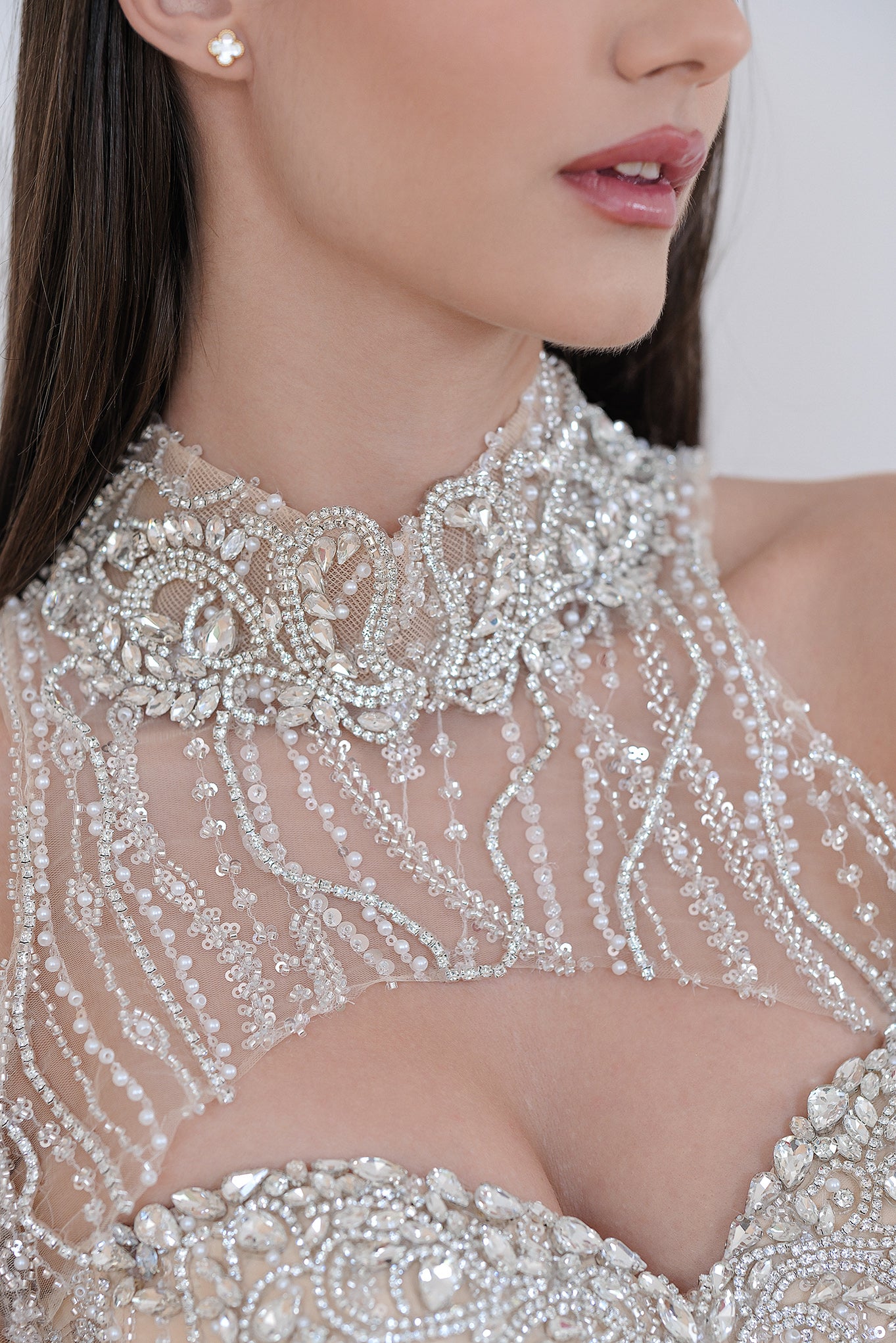 Limited edition nude dress: Haute Couture
