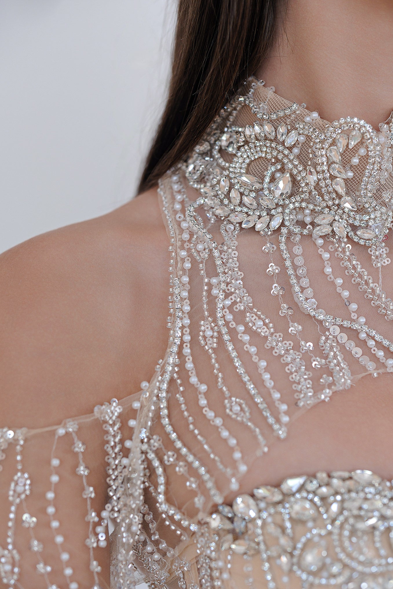 Limited edition nude dress: Haute Couture