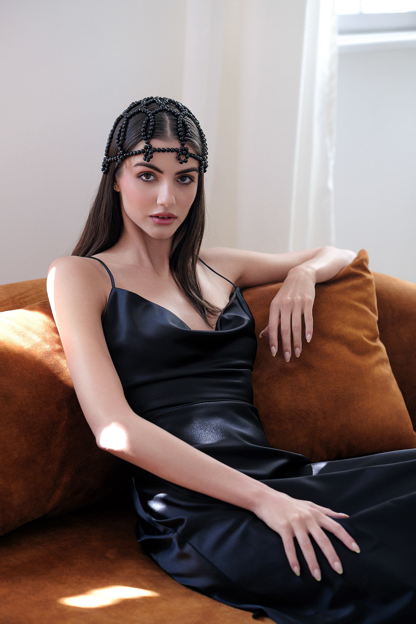 Long dress in black: Glowin