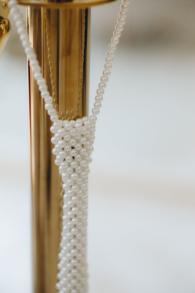 Tie - pearl necklace 