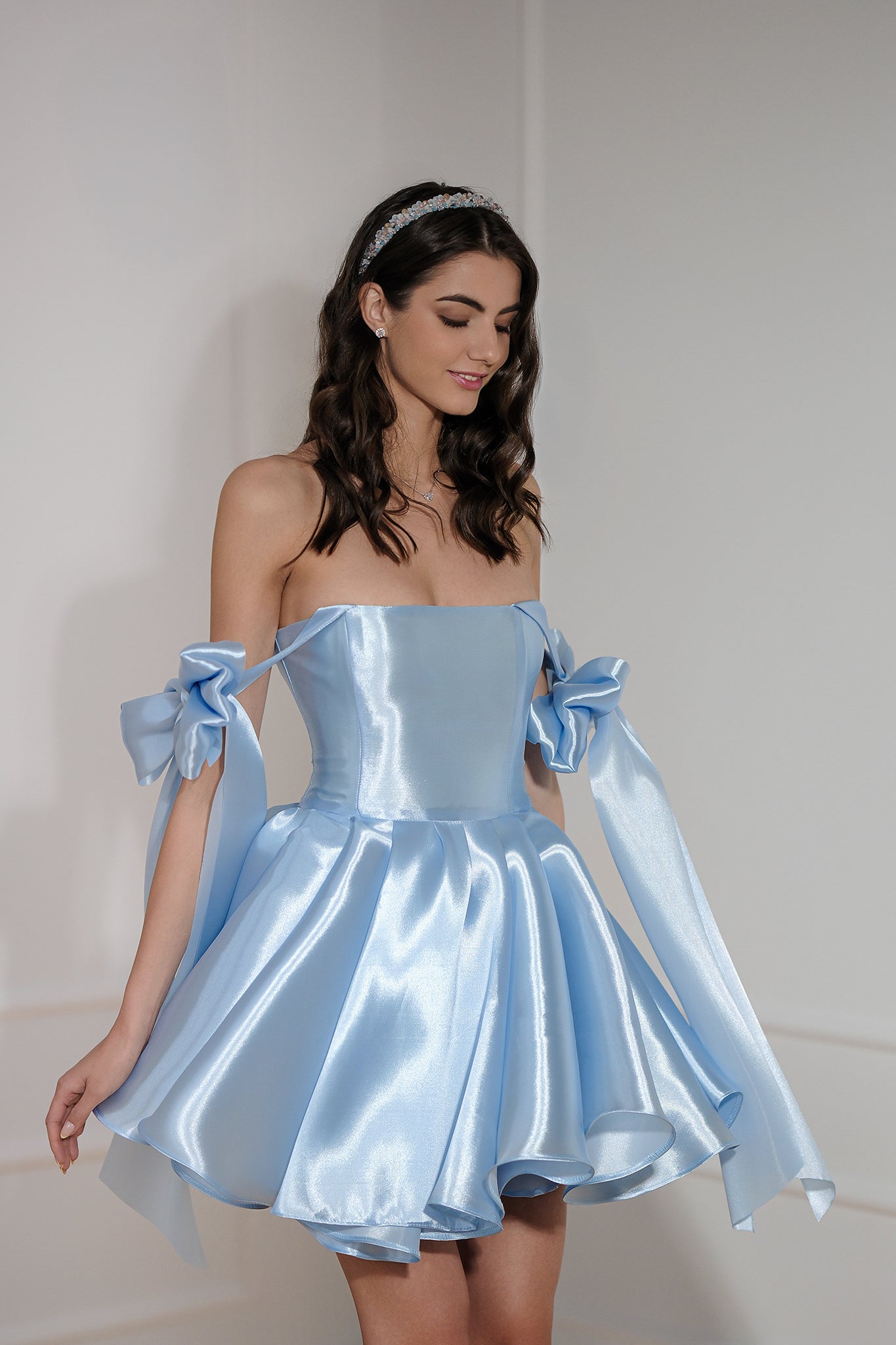 Light blue cocktail dress: Princess Blossom 