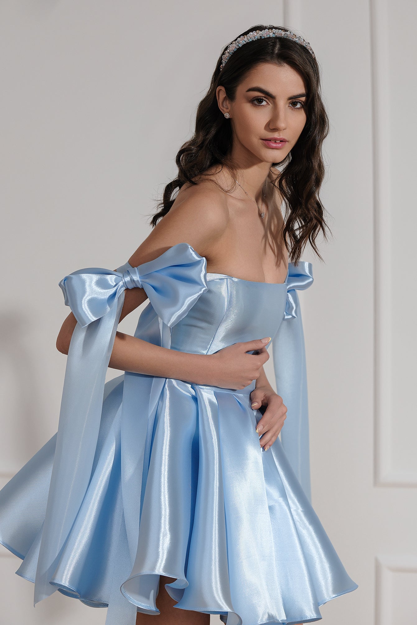 Light blue cocktail dress: Princess Blossom 