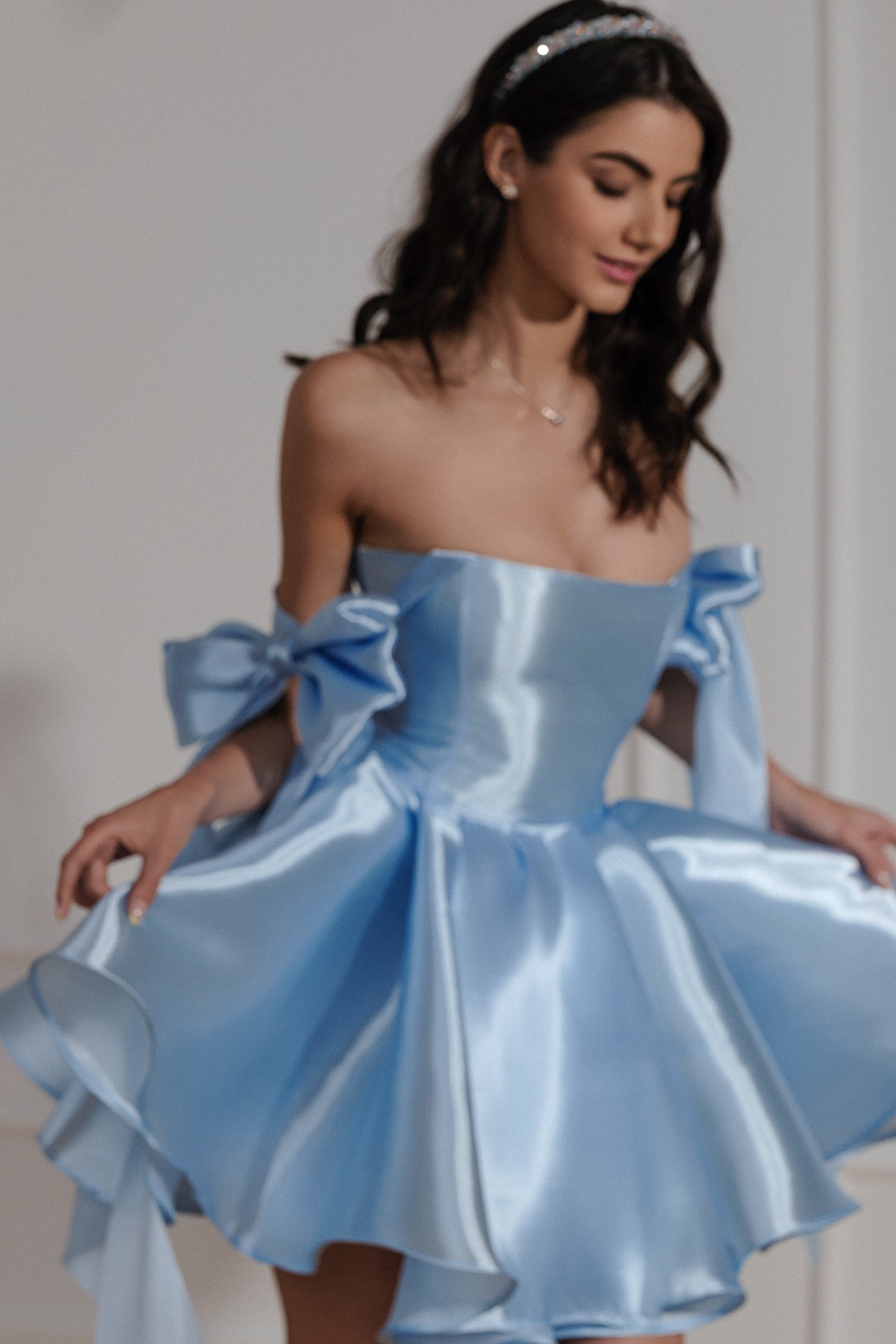 Light blue cocktail dress: Princess Blossom 