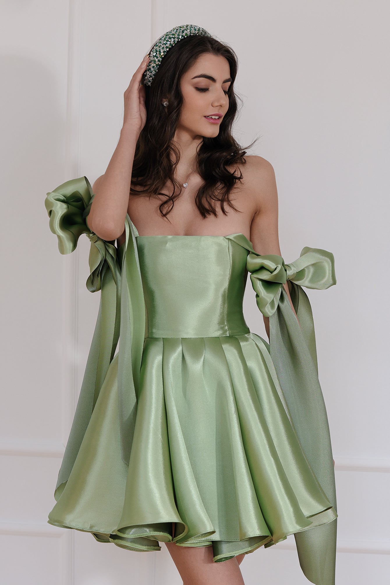 Cocktail dress in green: Princess Blossom 
