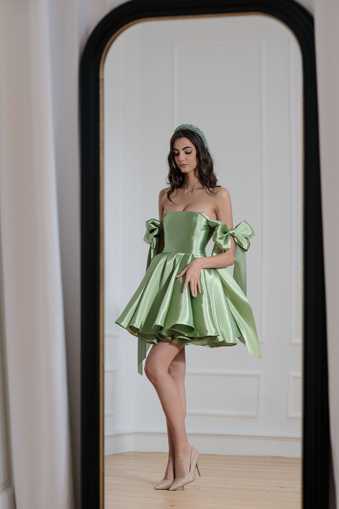 Cocktail dress in green: Princess Blossom 