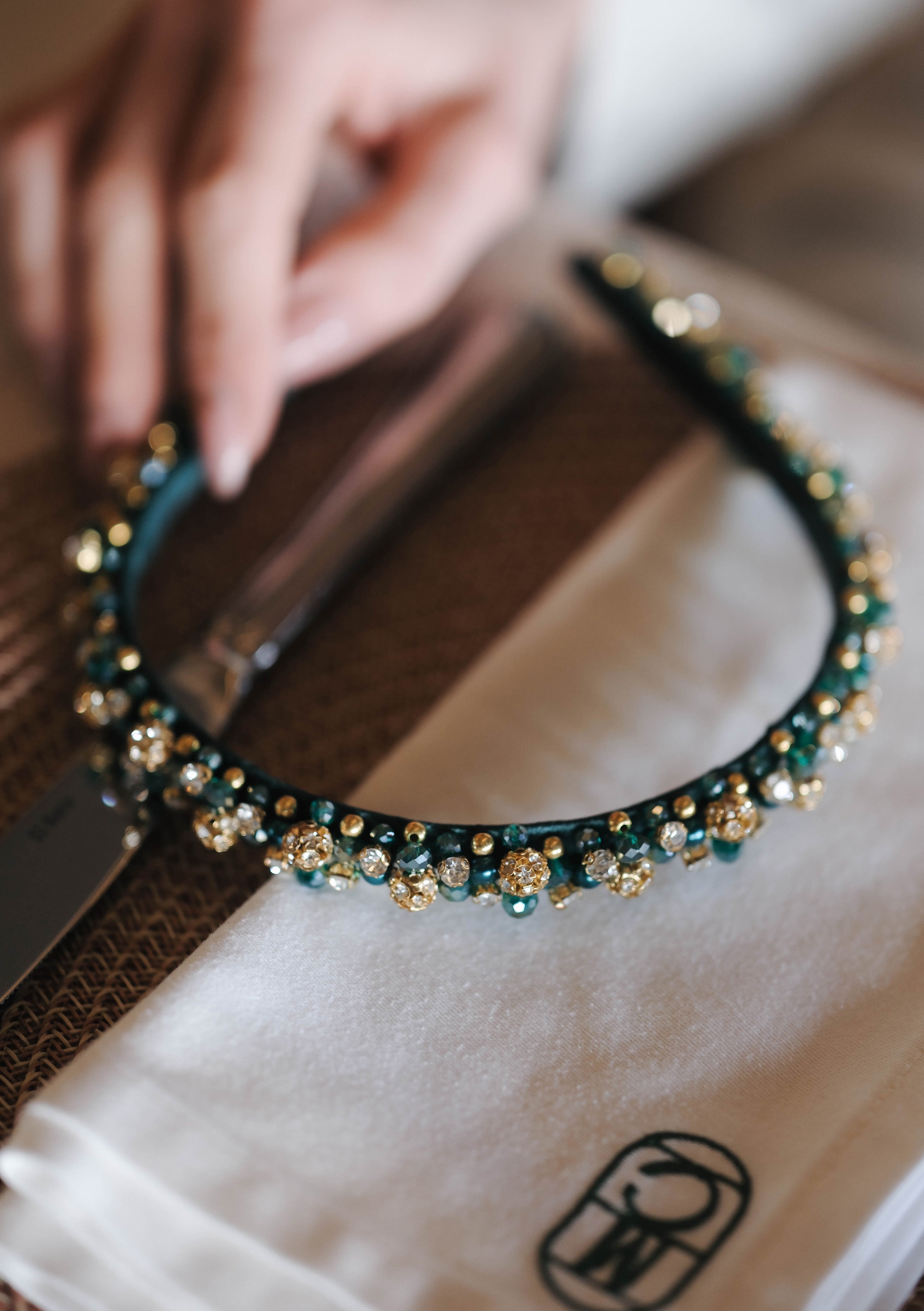 Handmade tiara: Cynara