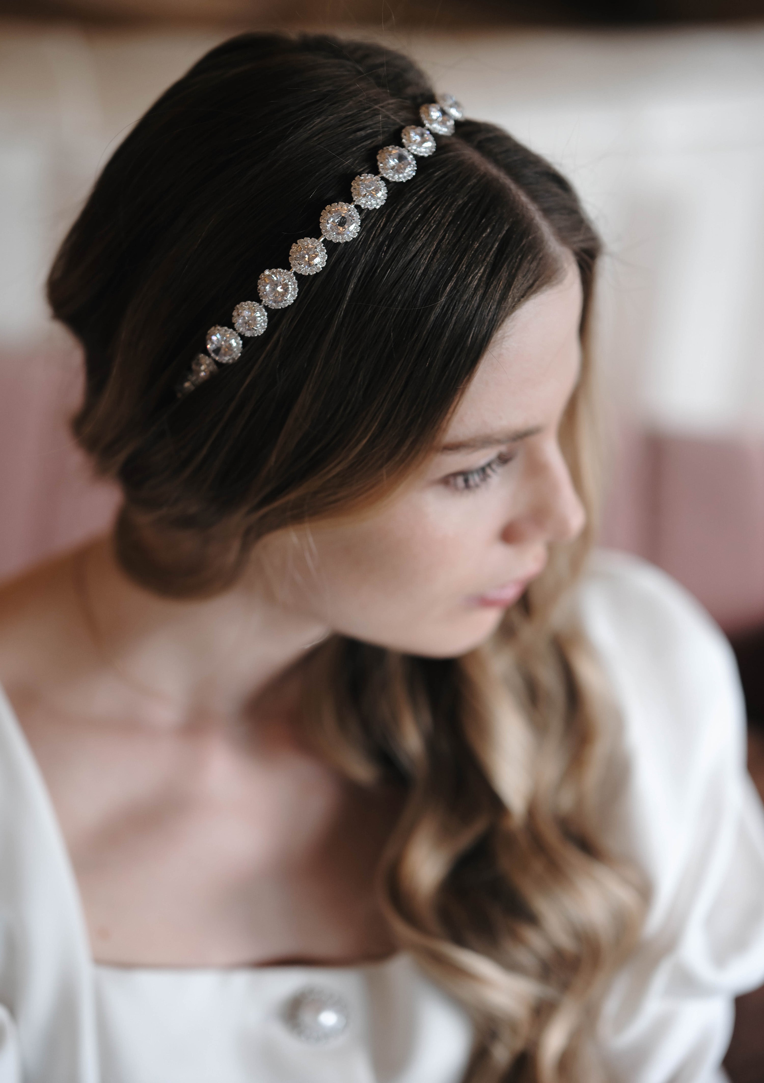 Crystal tiara: Lavinia