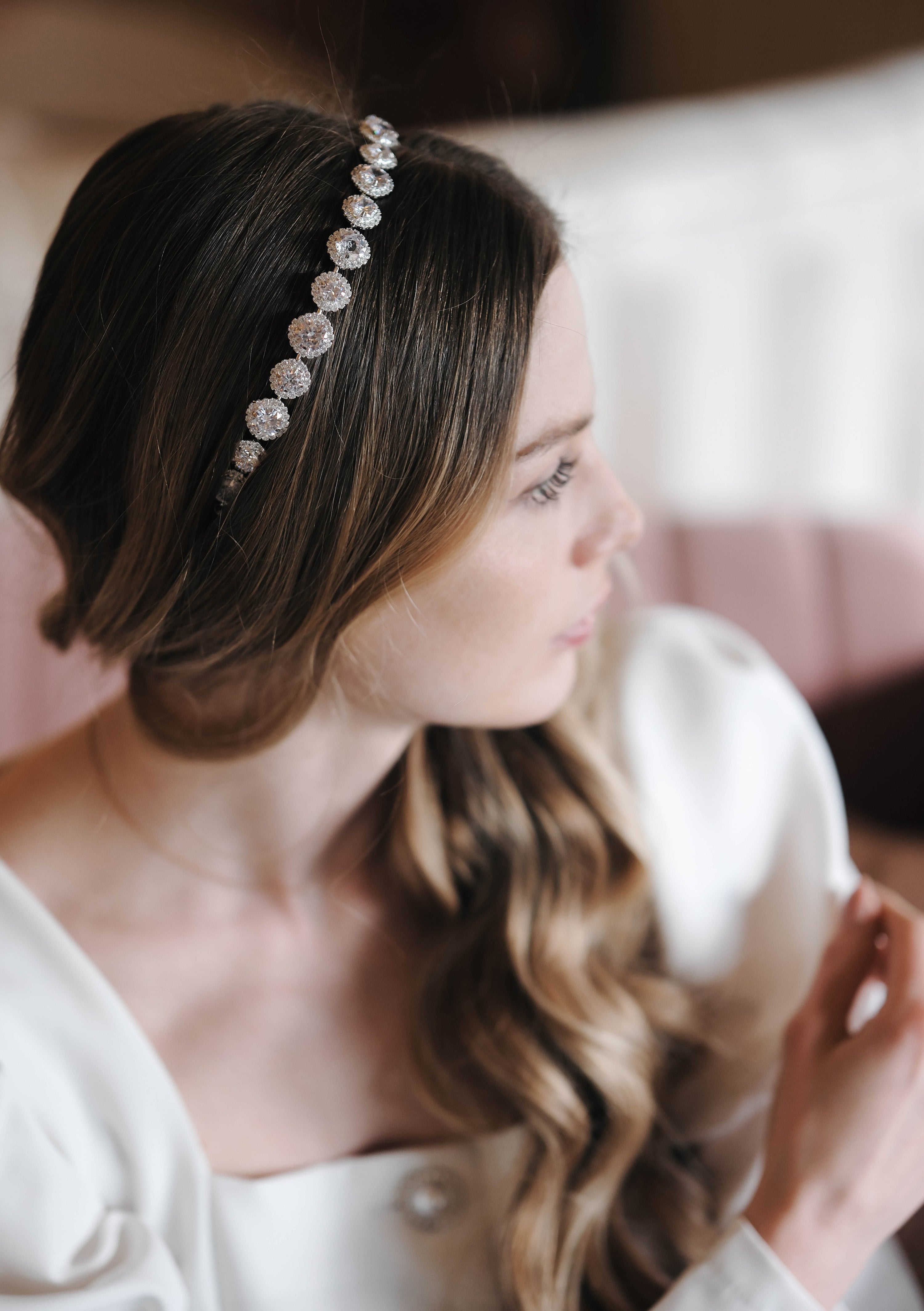 Crystal tiara: Lavinia