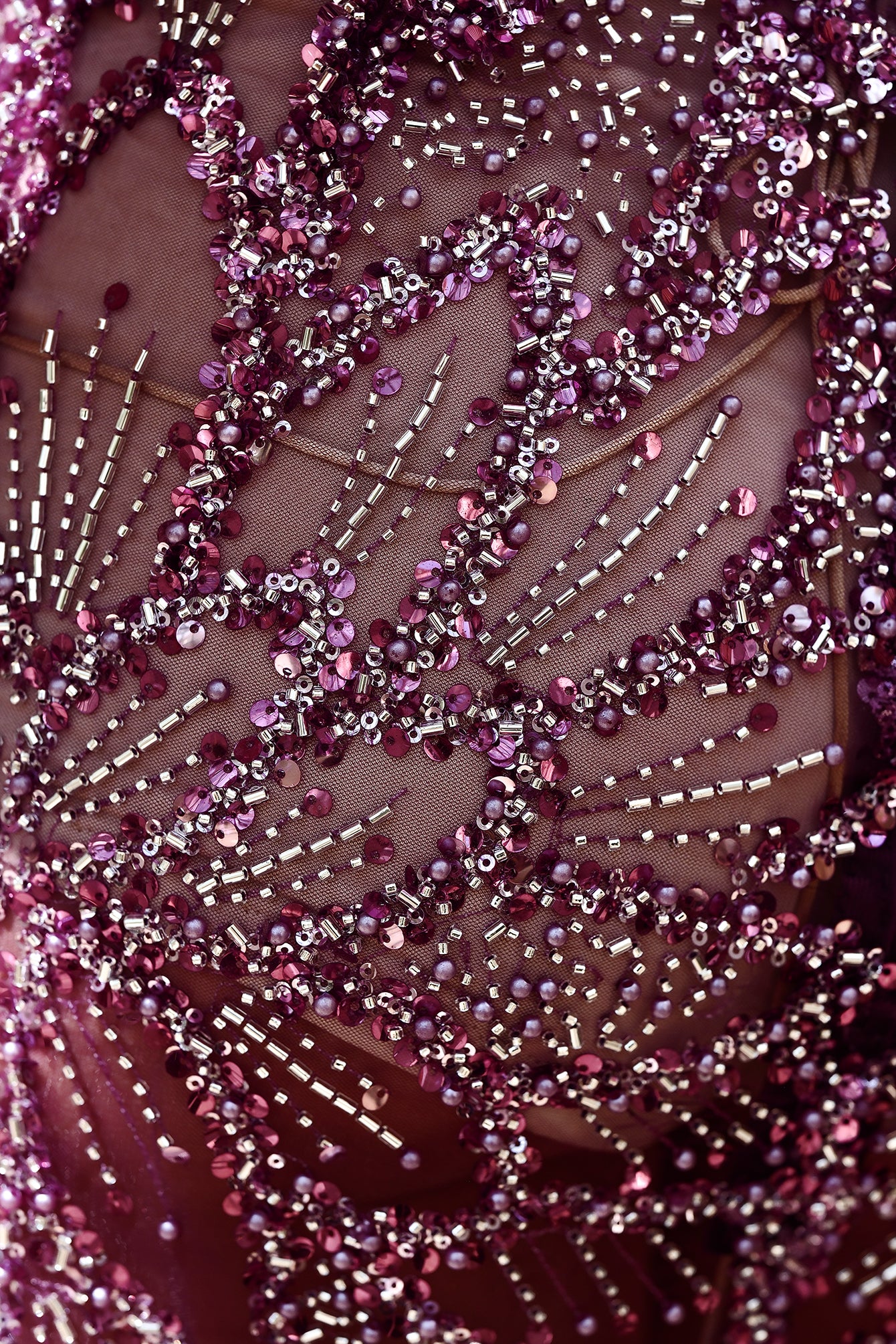 Formal dress in purple: Levania