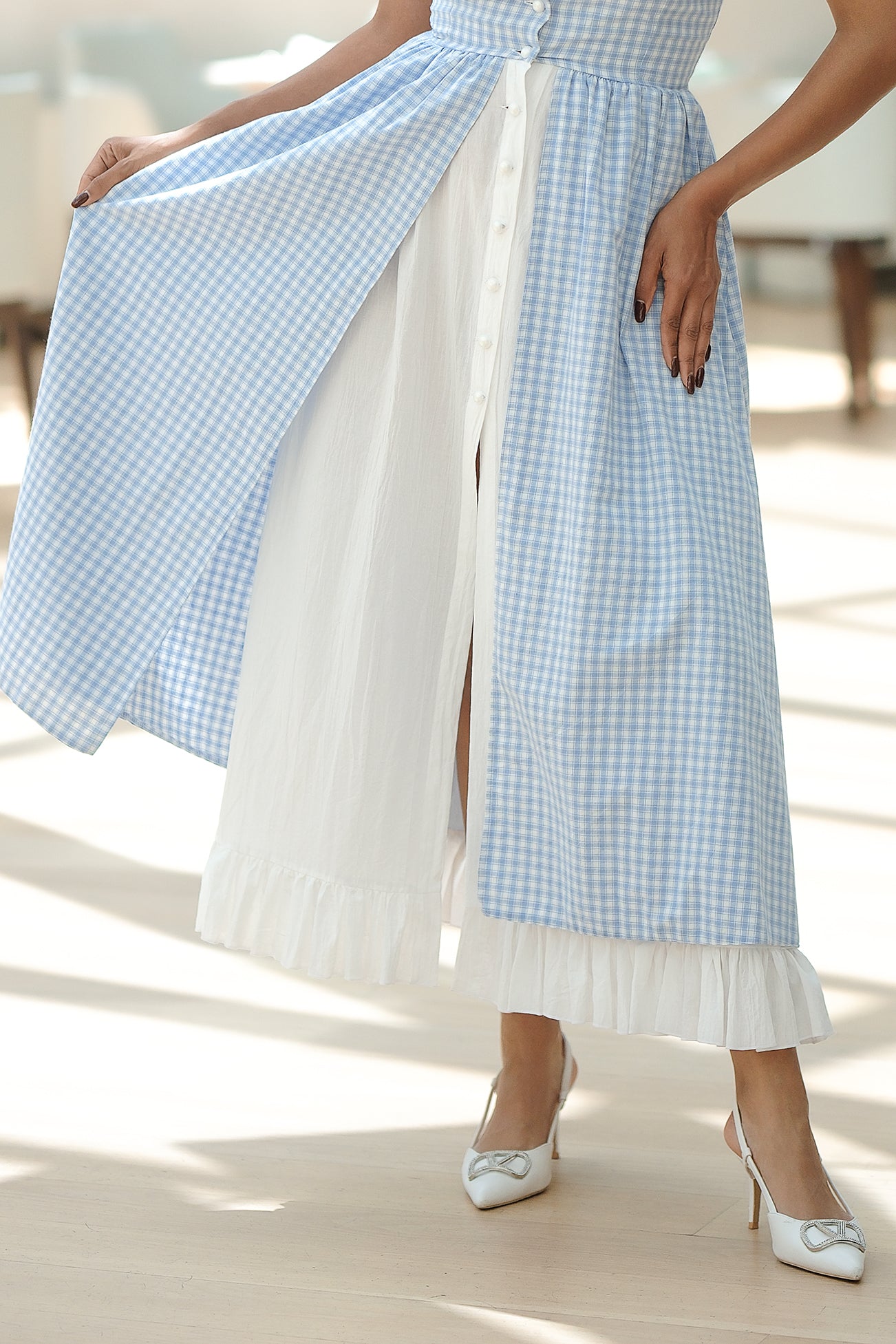Casual dress in blue: Maelinne