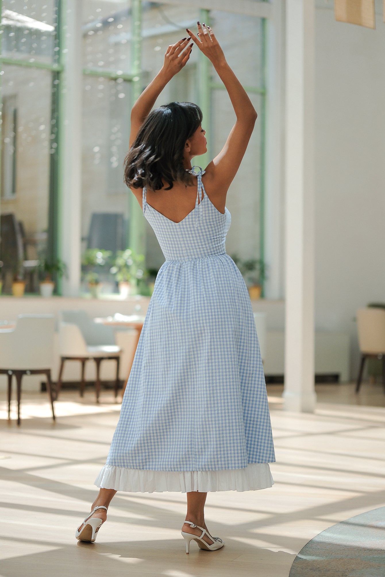 Casual dress in blue: Maelinne