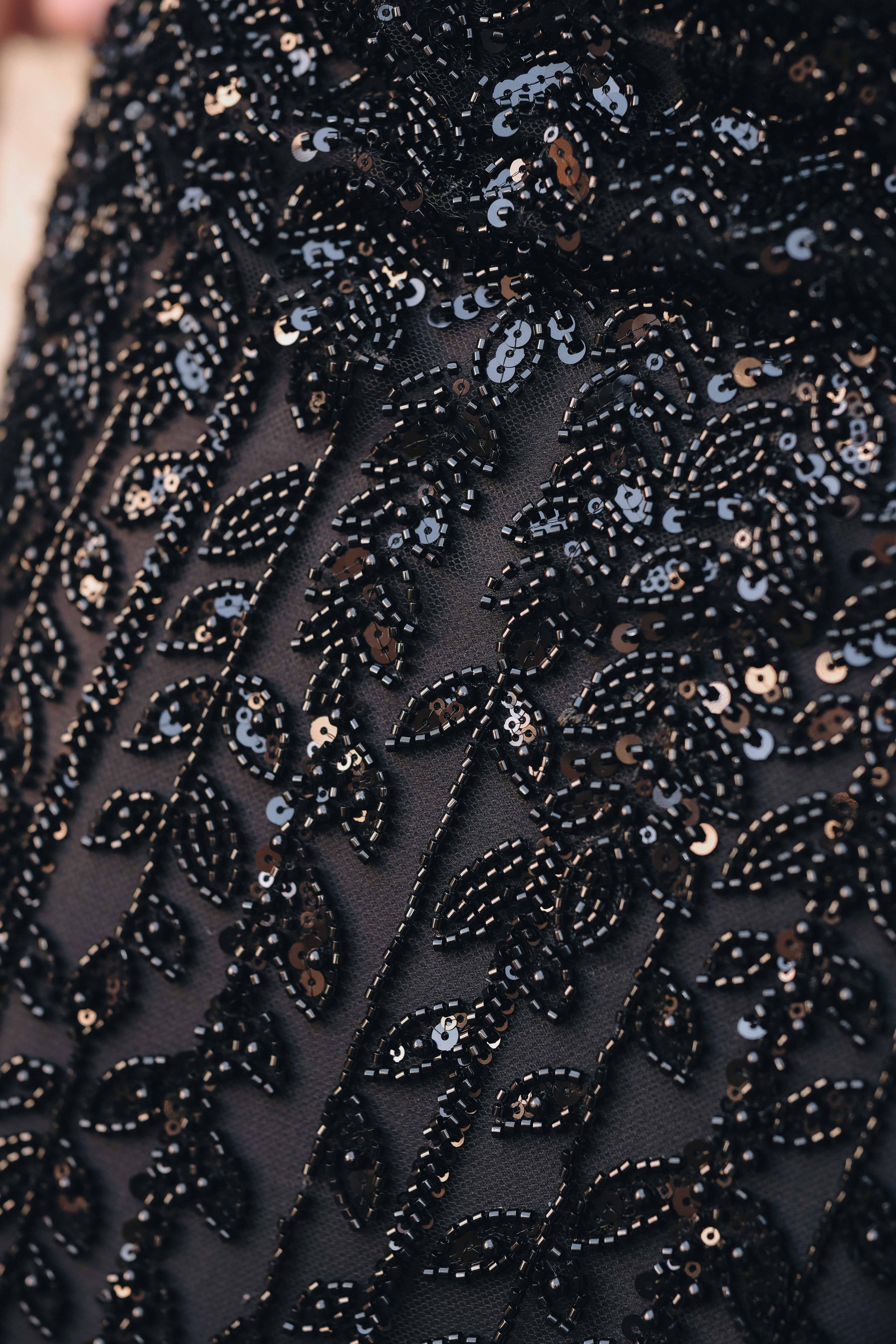 Elegant corset dress in black: Fioretta