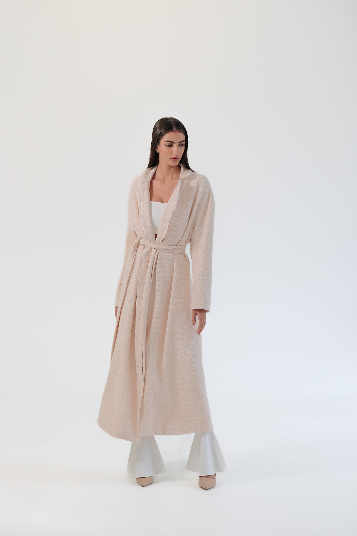 Дълга жилетка в светлорозово: Aliseth