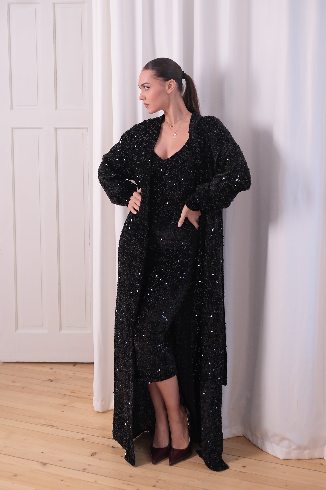 Жилетка с пайети: Reina