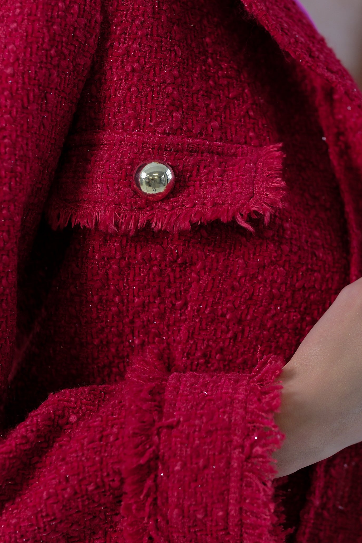 Костюм от три части в малиново червено: Aliseth