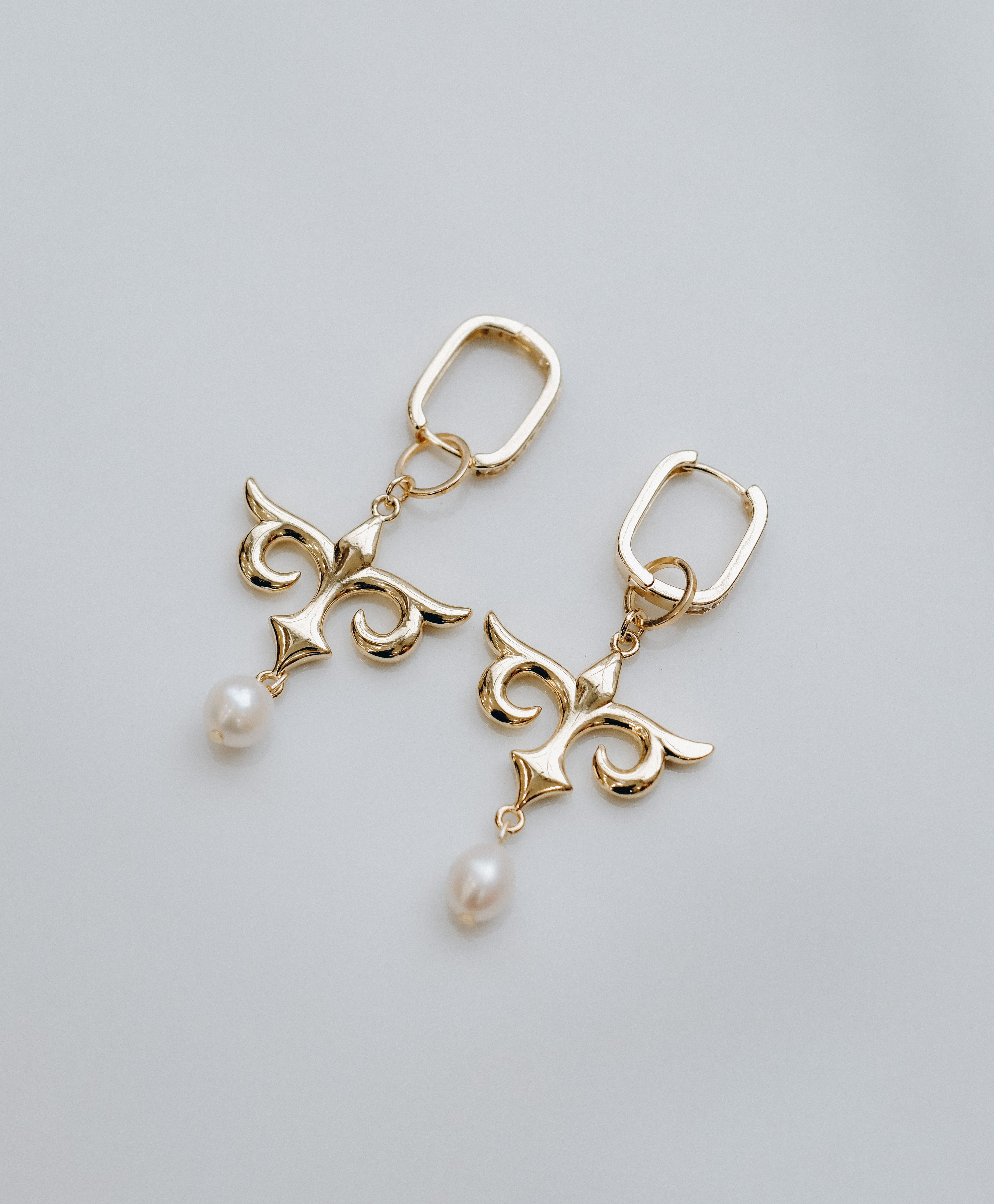 Висящи обеци с орнамент: Katrin