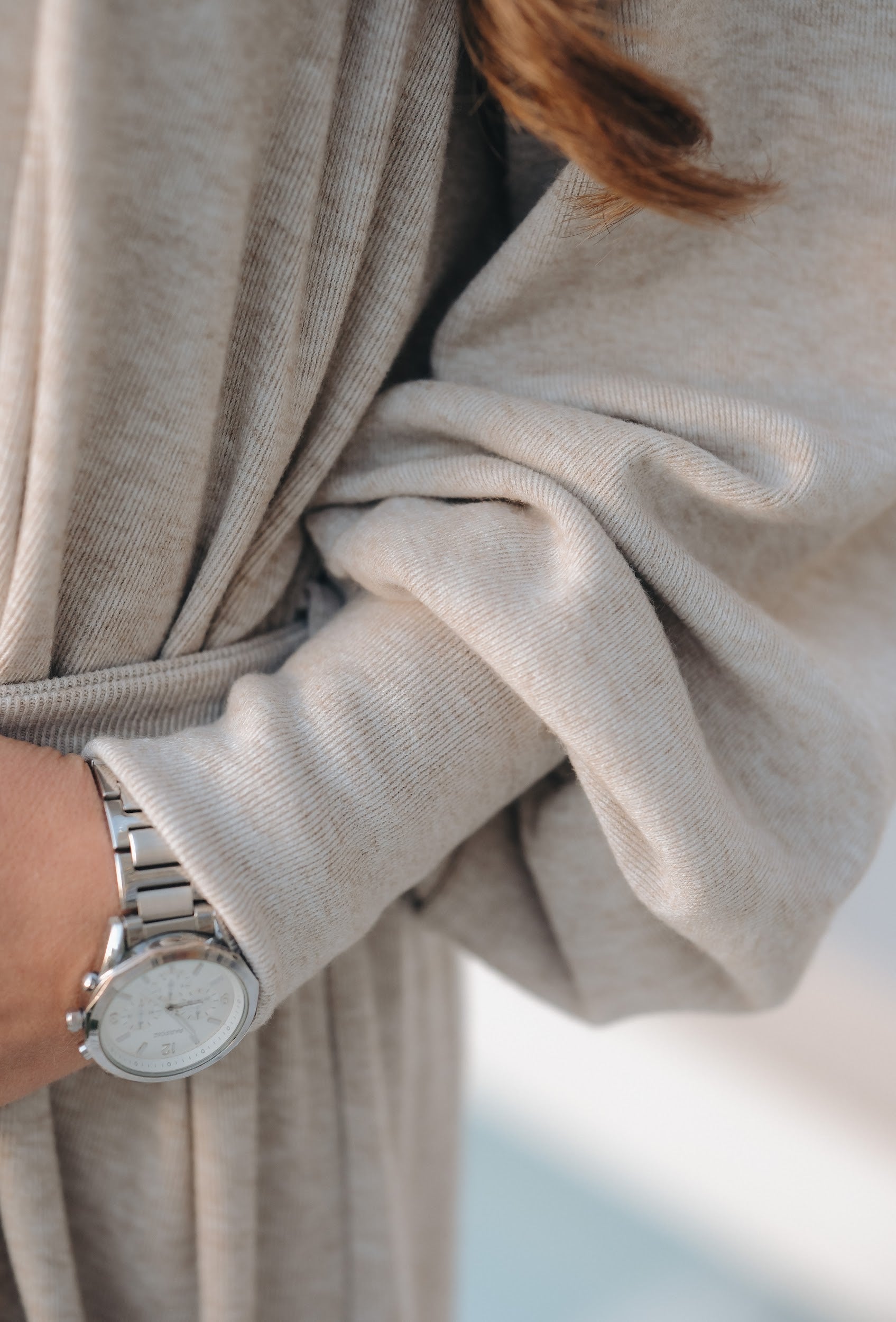 Рокля и жилетка в бежово: Amoria Soft