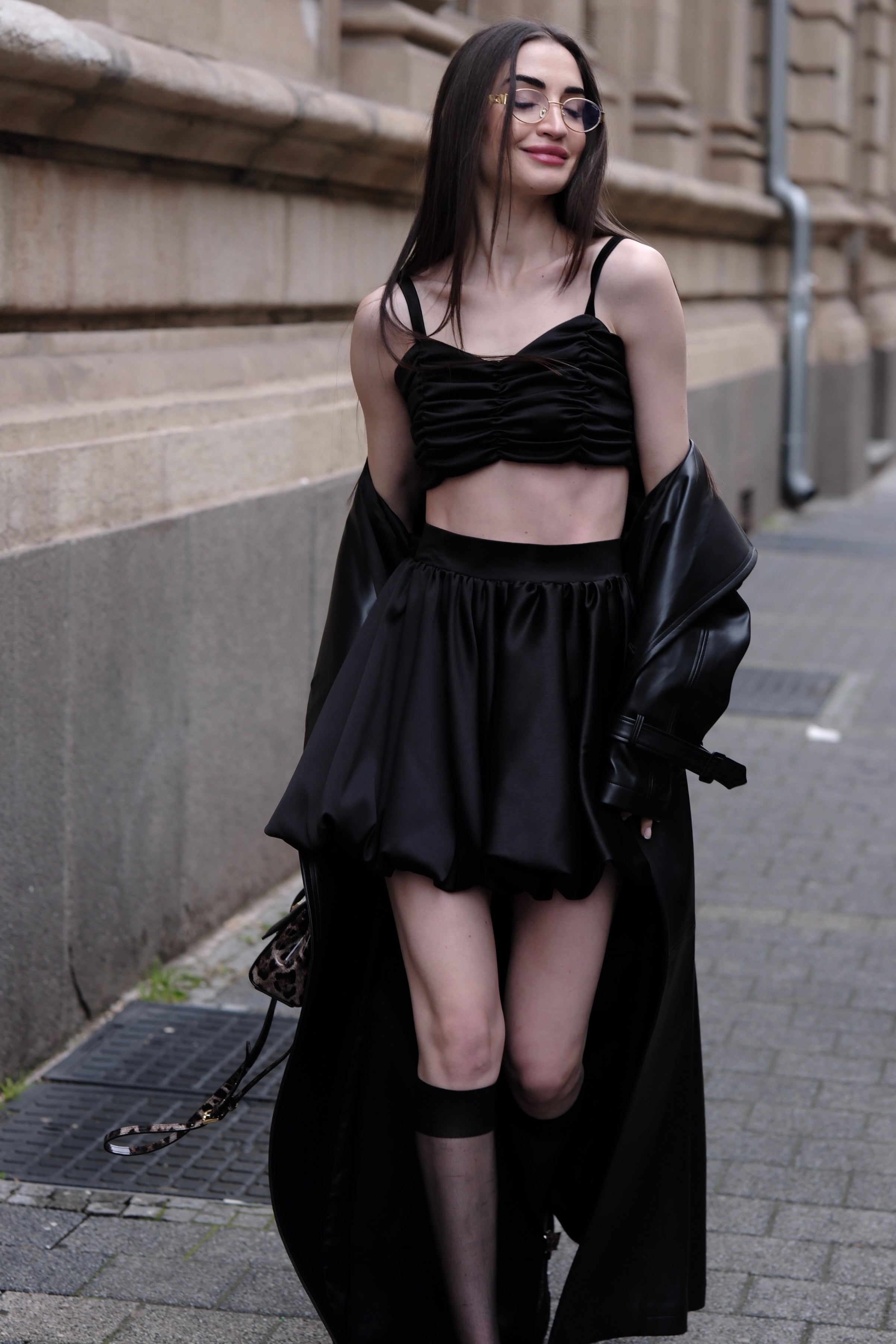 Skirt in black: Luxira