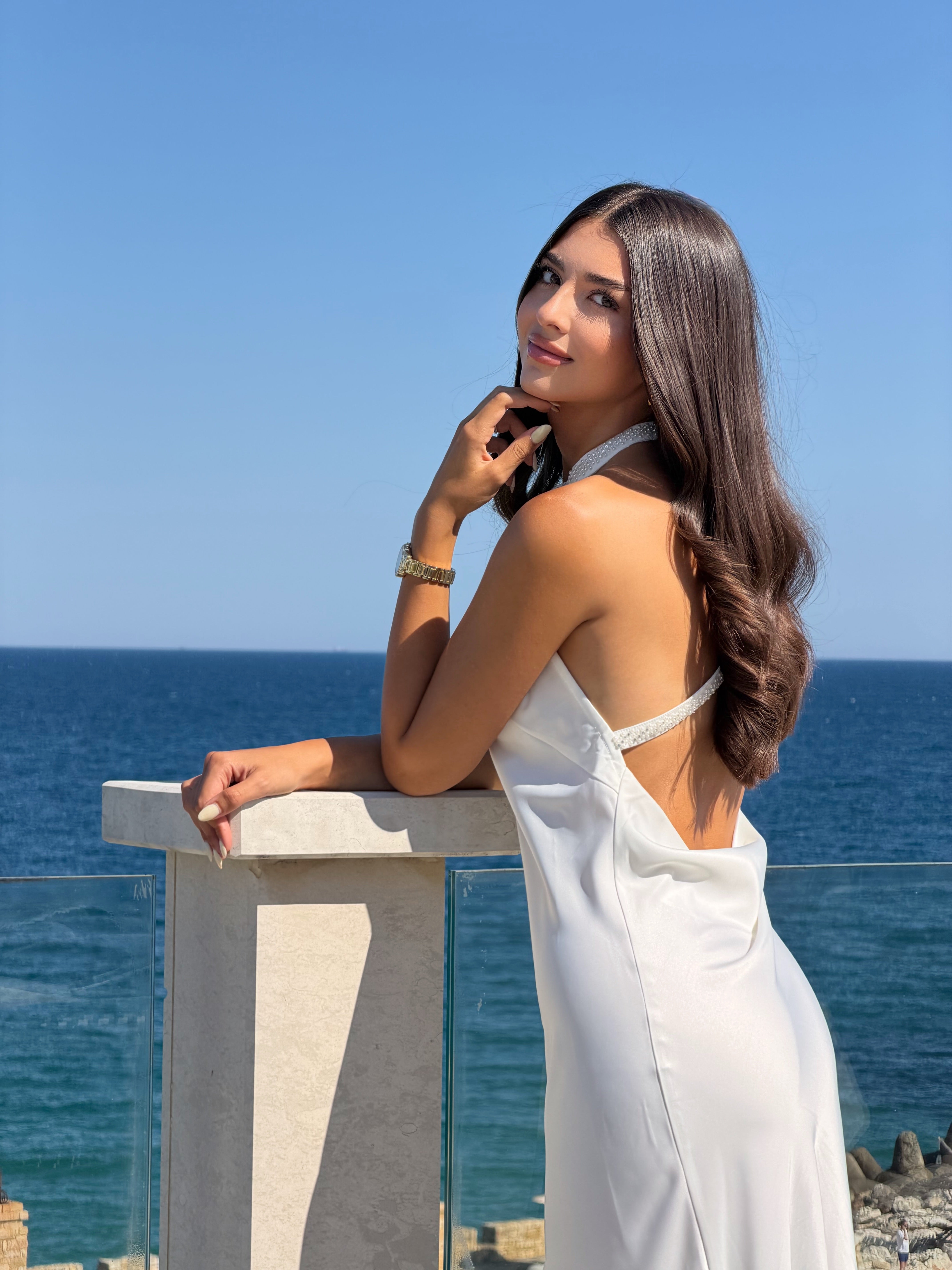 Dress: White Touch