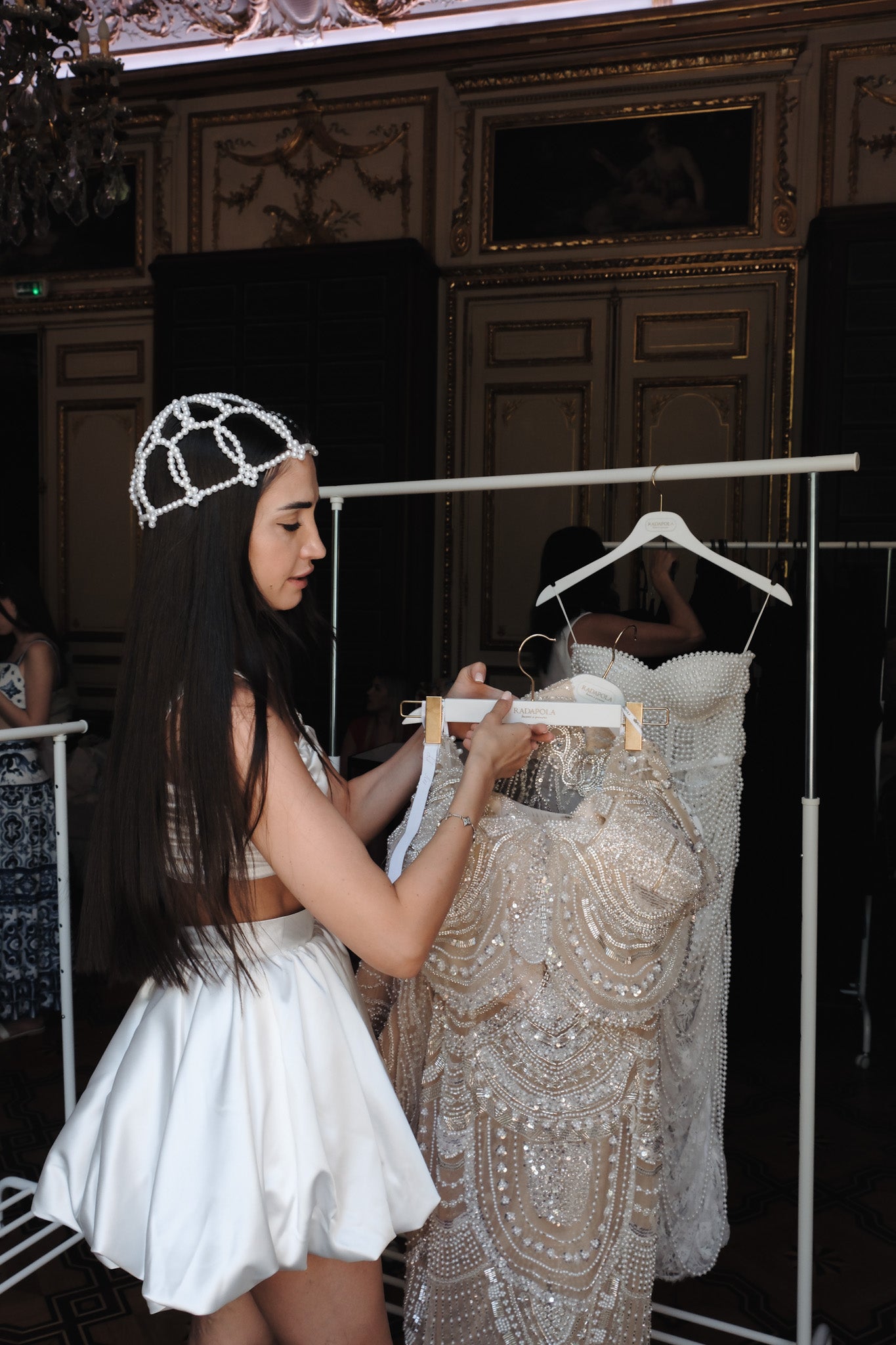 Skirt in white: Luxira