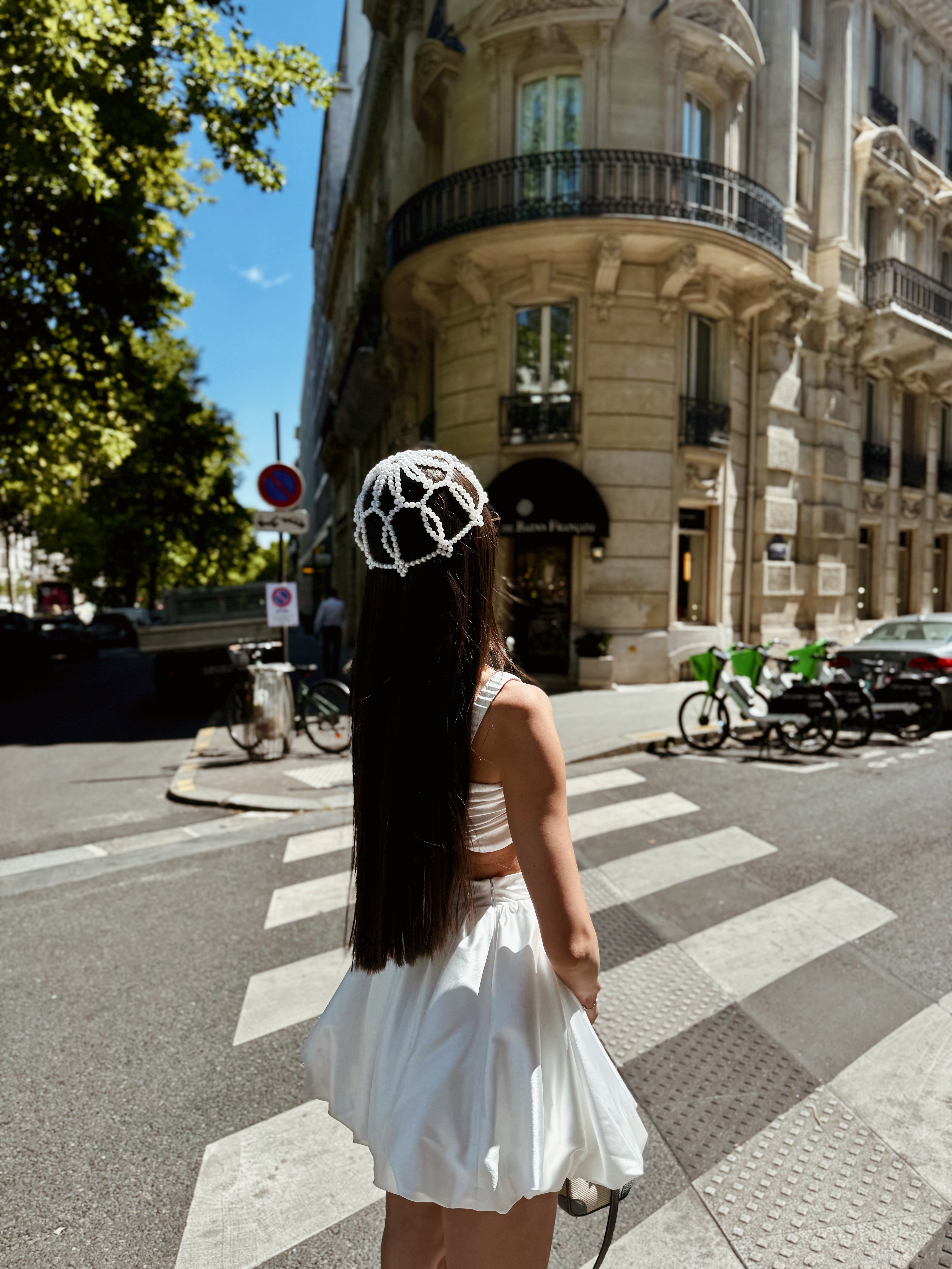 Skirt in white: Luxira