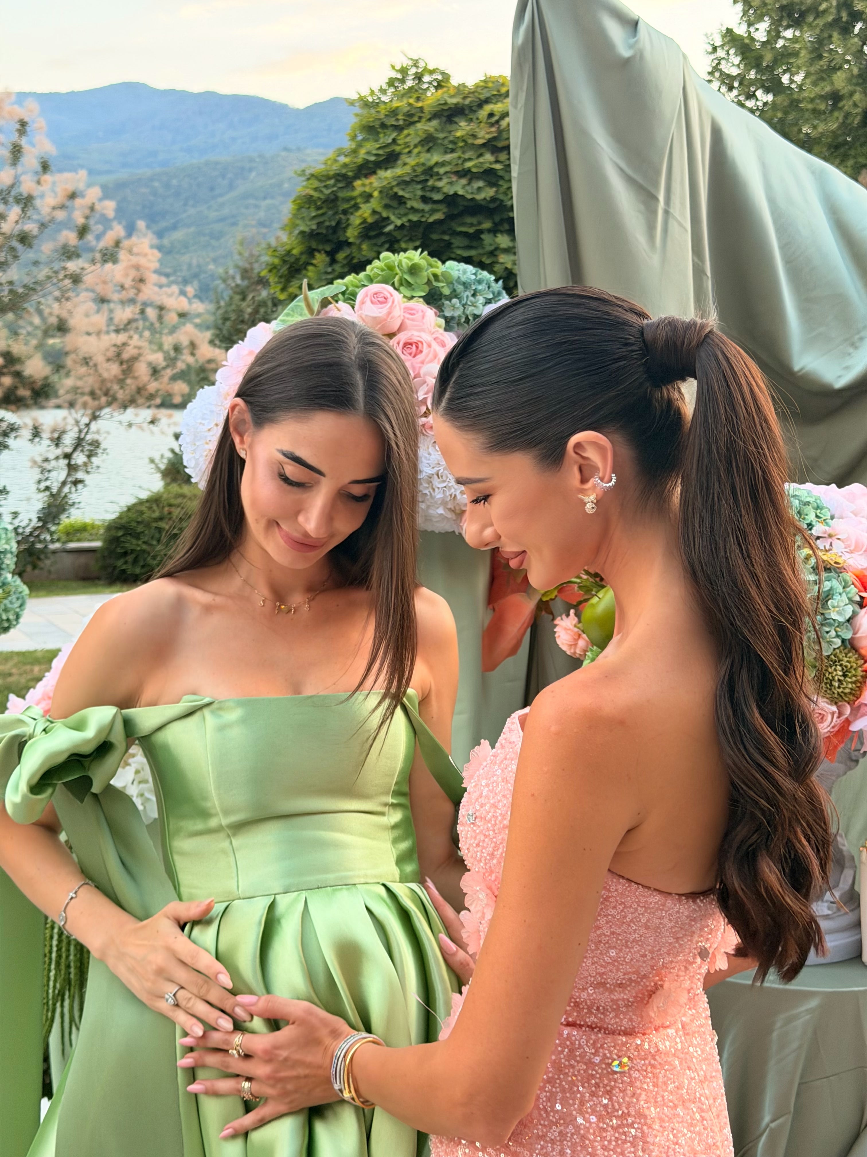 Cocktail dress in green: Princess Blossom 