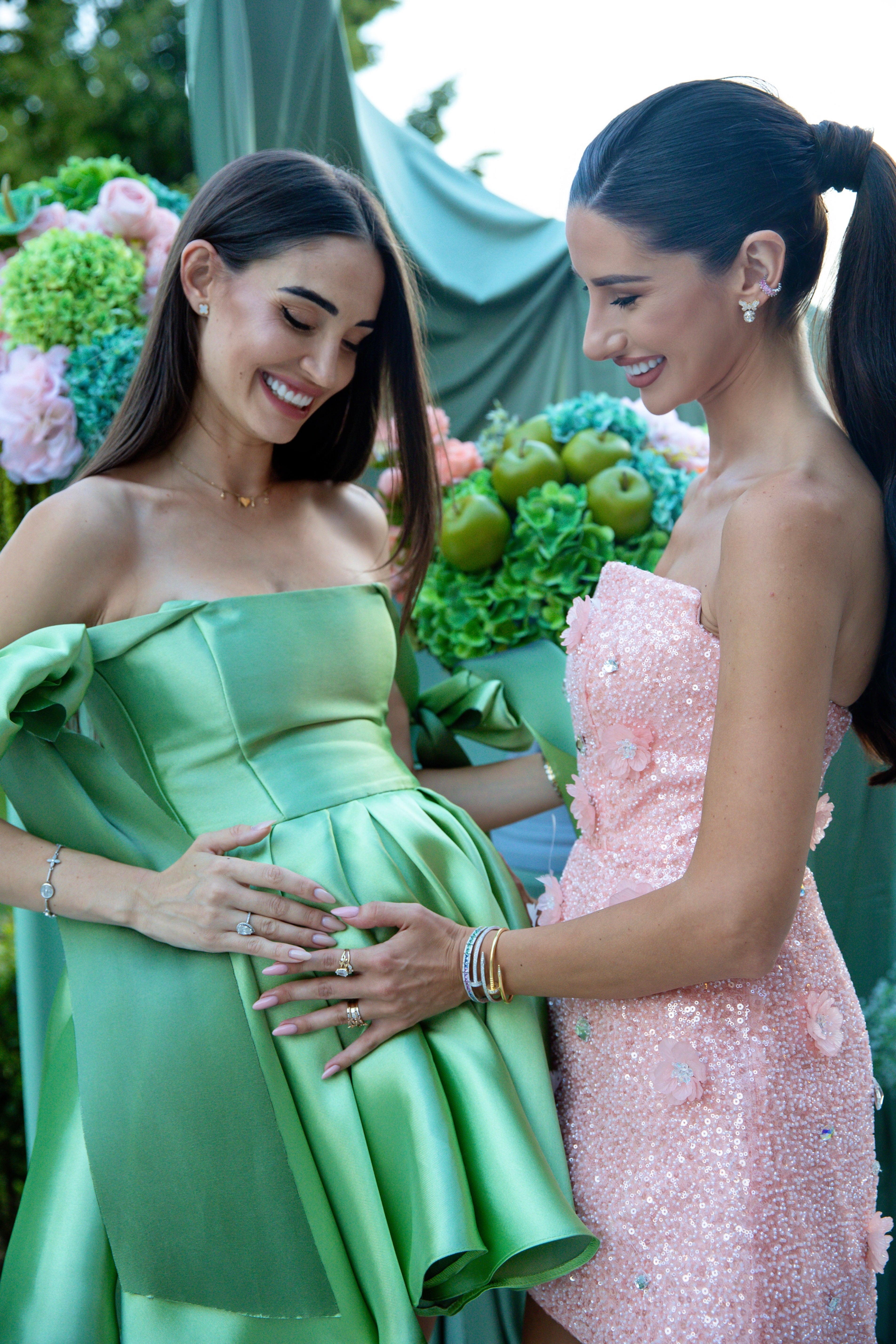 Cocktail dress in green: Princess Blossom 