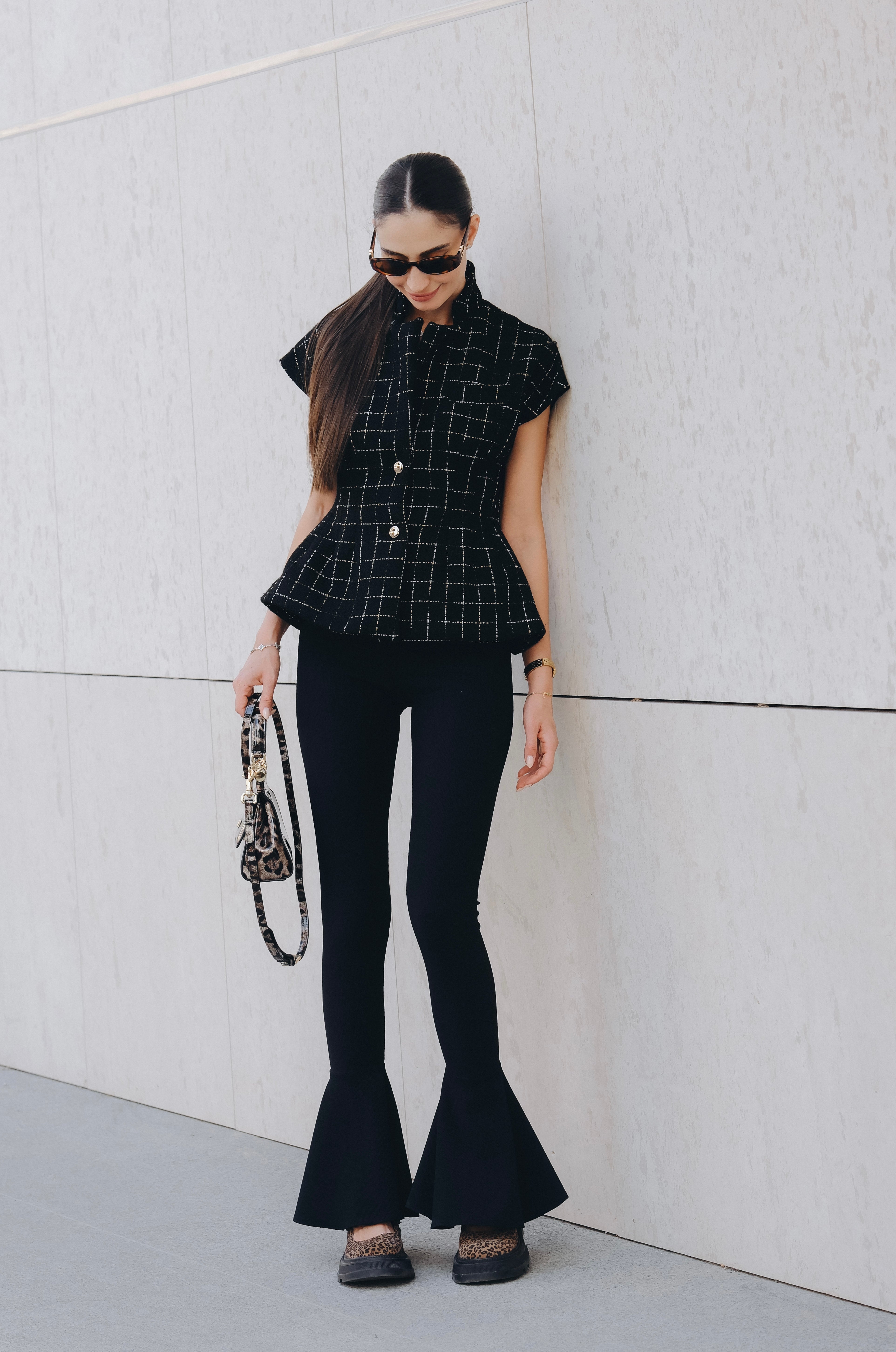 Checkered jacket/vest: Halo