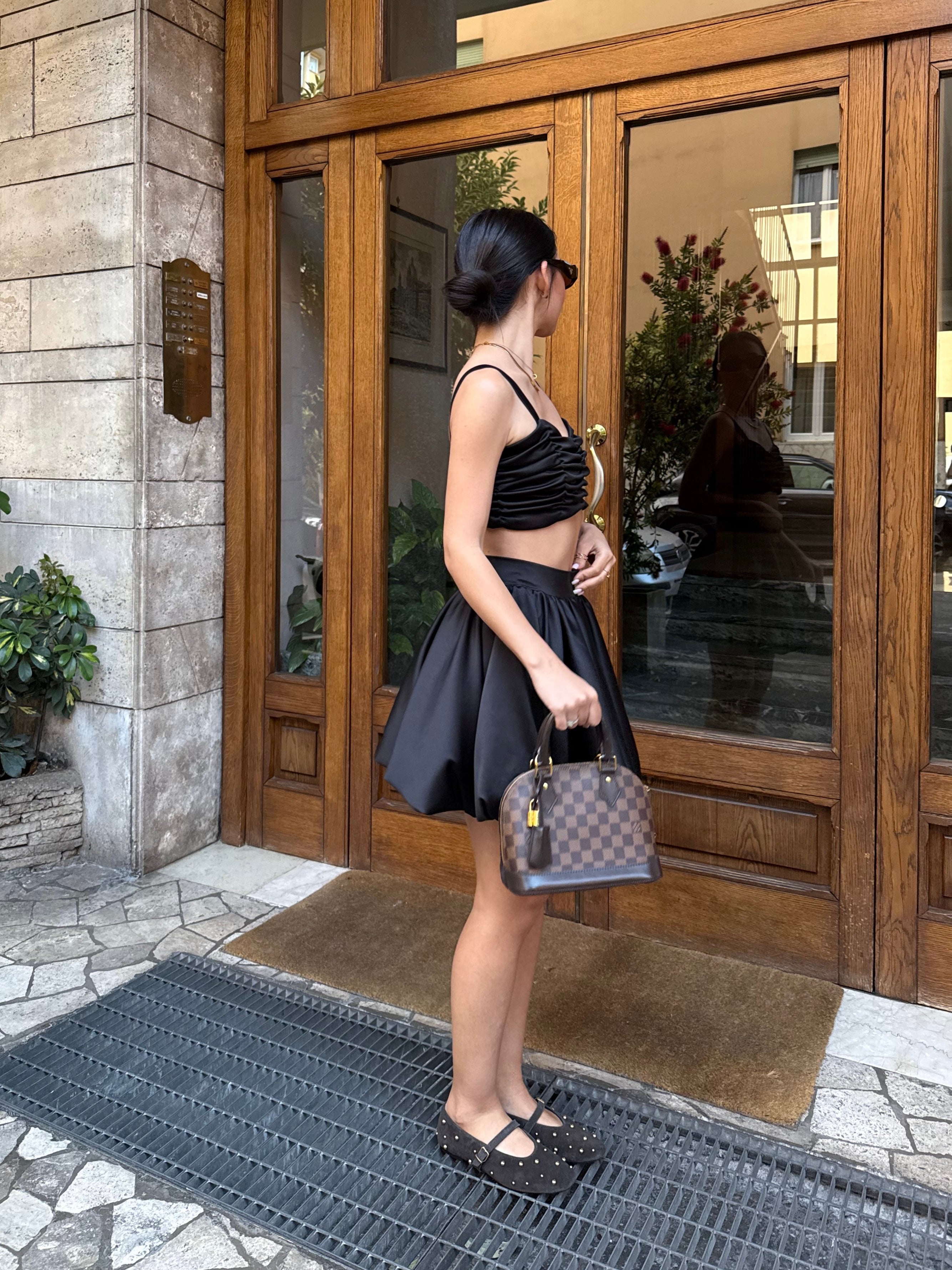 Skirt in black: Luxira