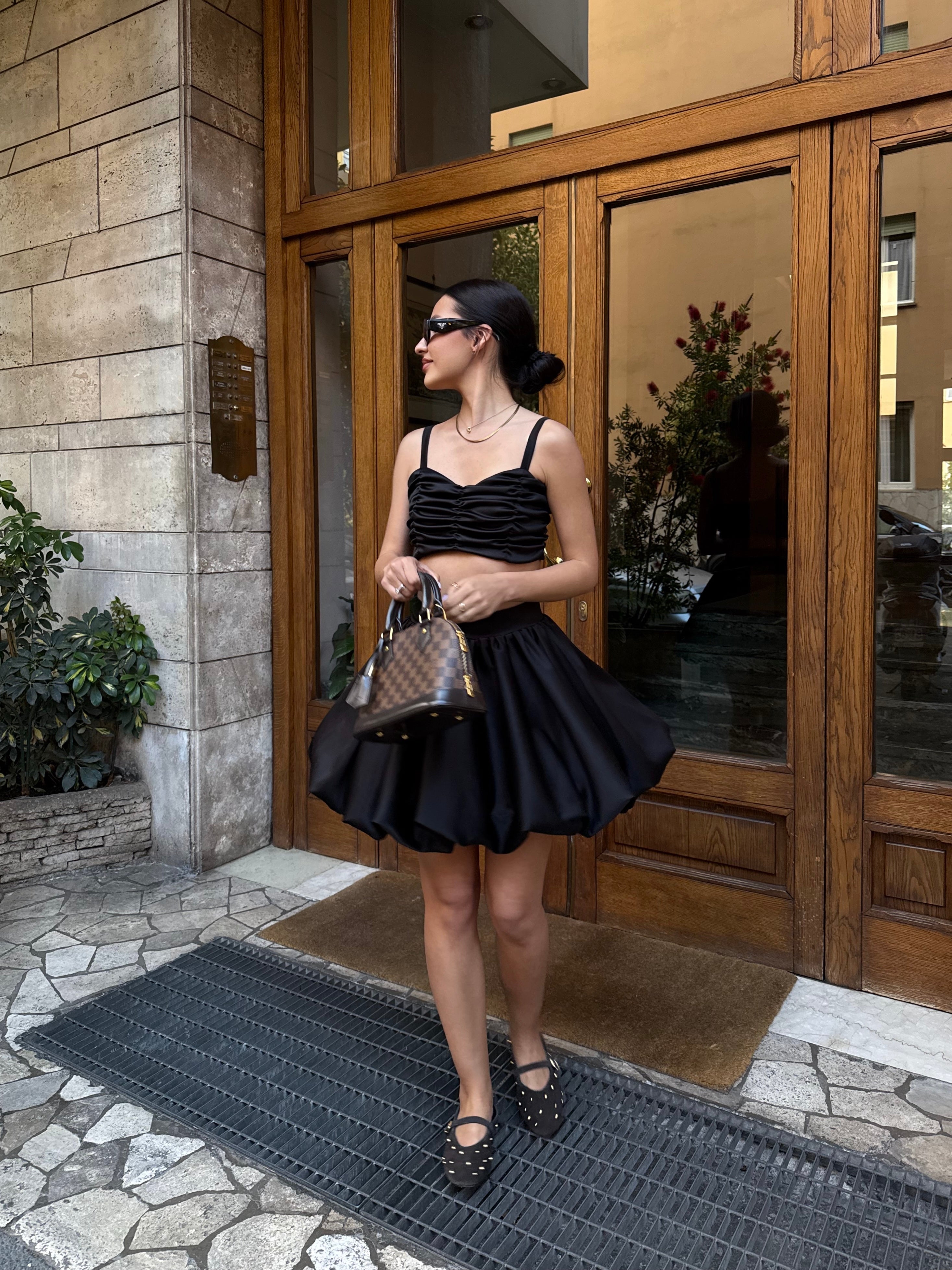 Skirt in black: Luxira