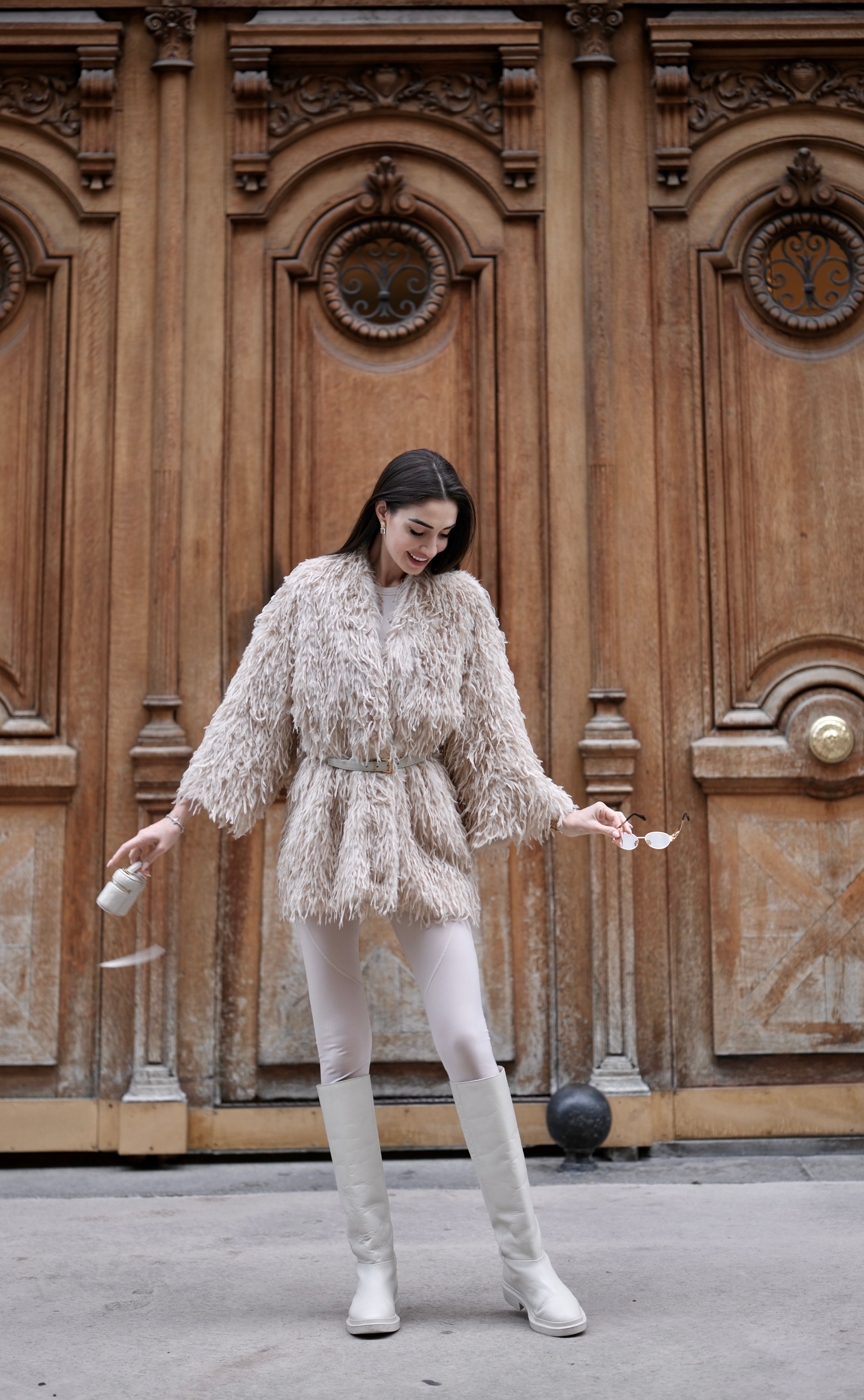 Жилетка / палто в бежово: Regina