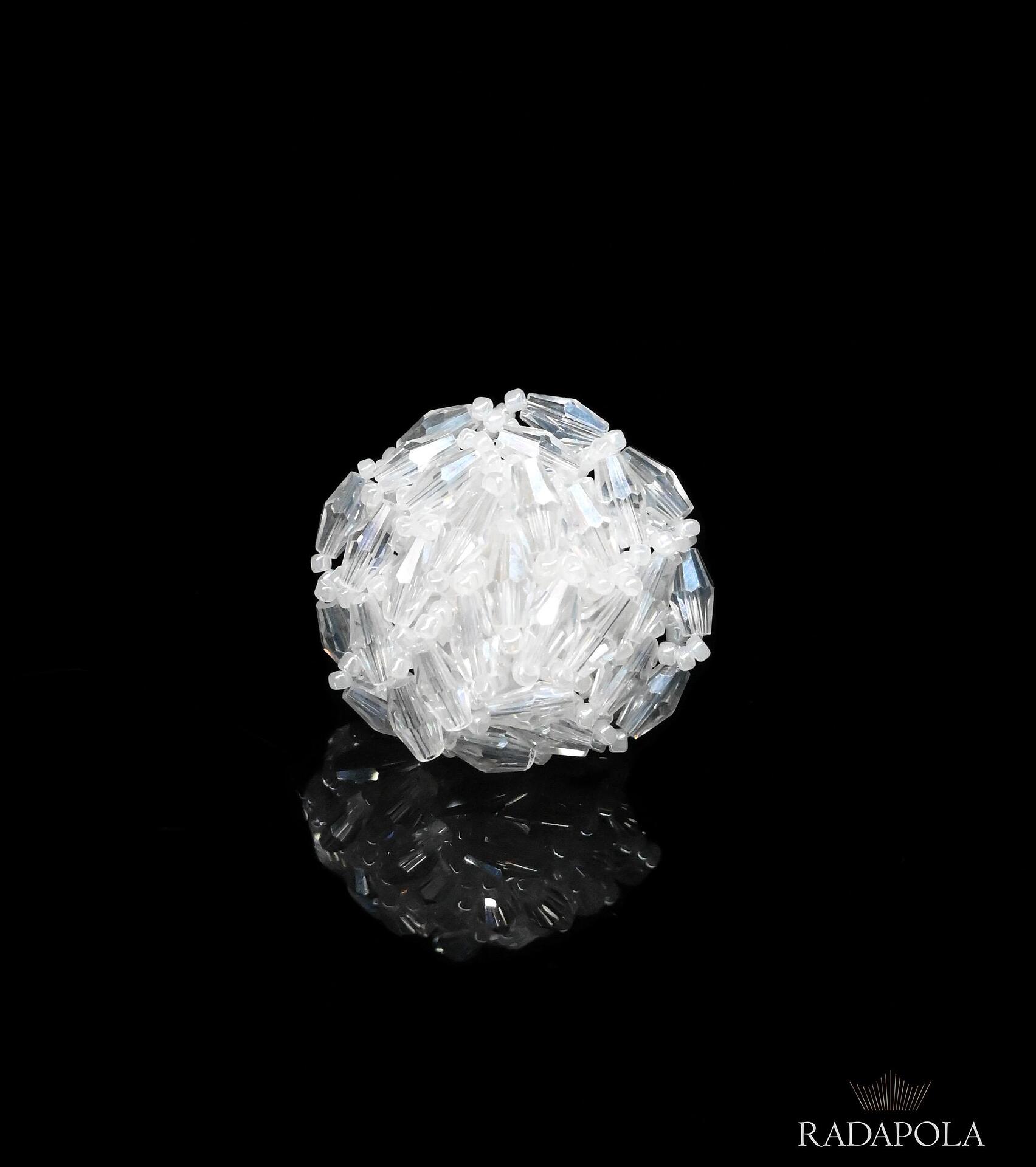 White handmade ring