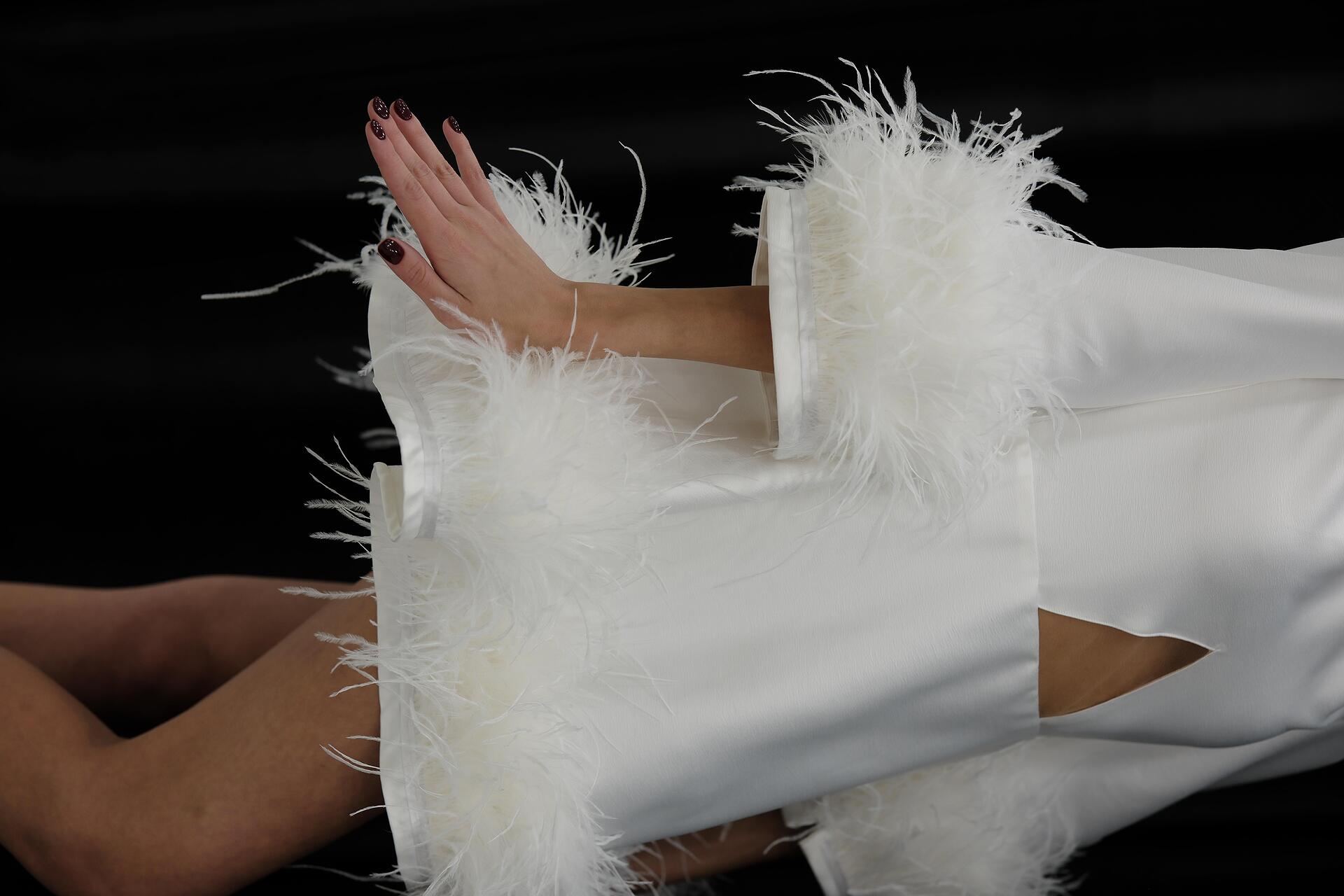 White dress: Kitty Claus