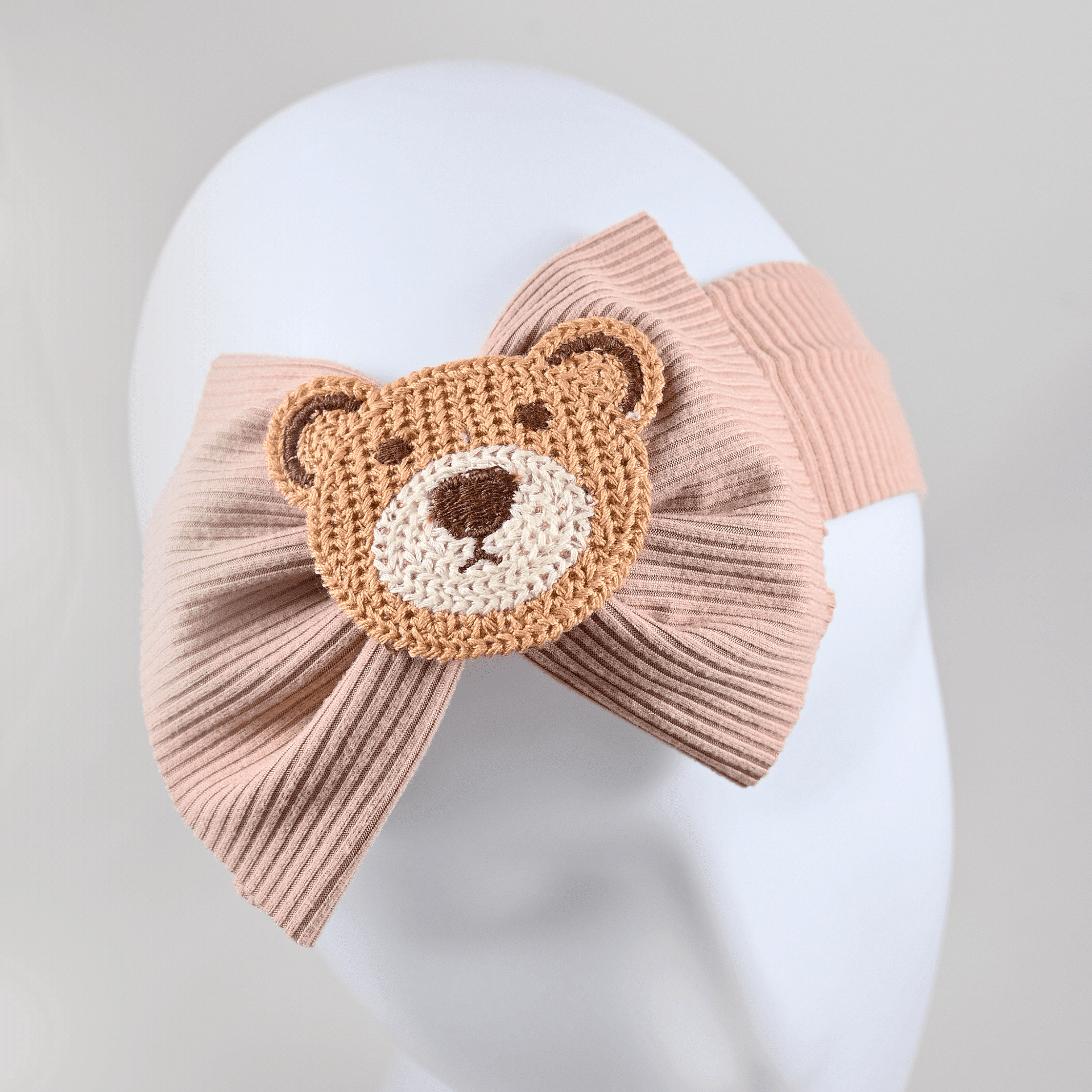 Soft teddy bear headband