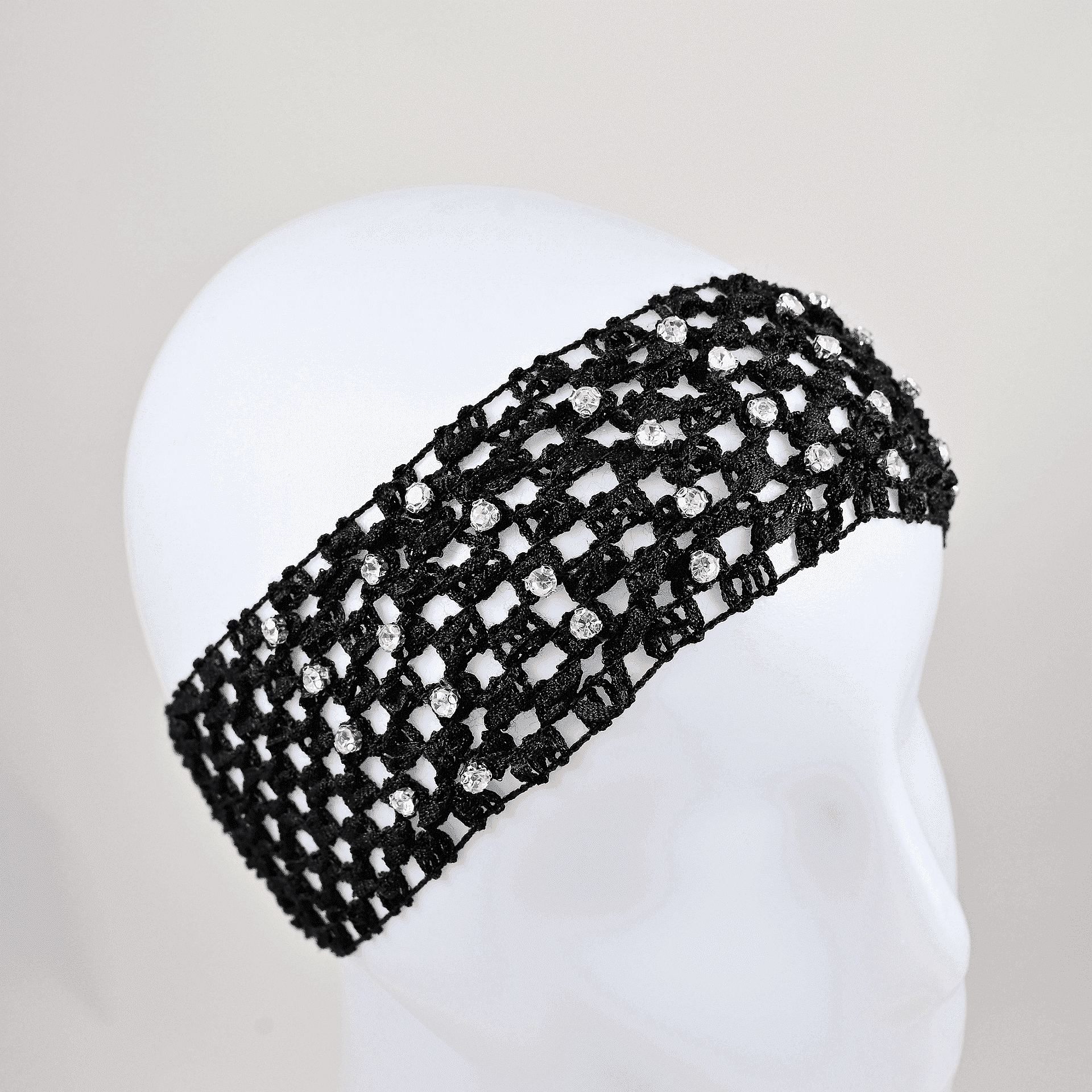 Headband with rhinestones