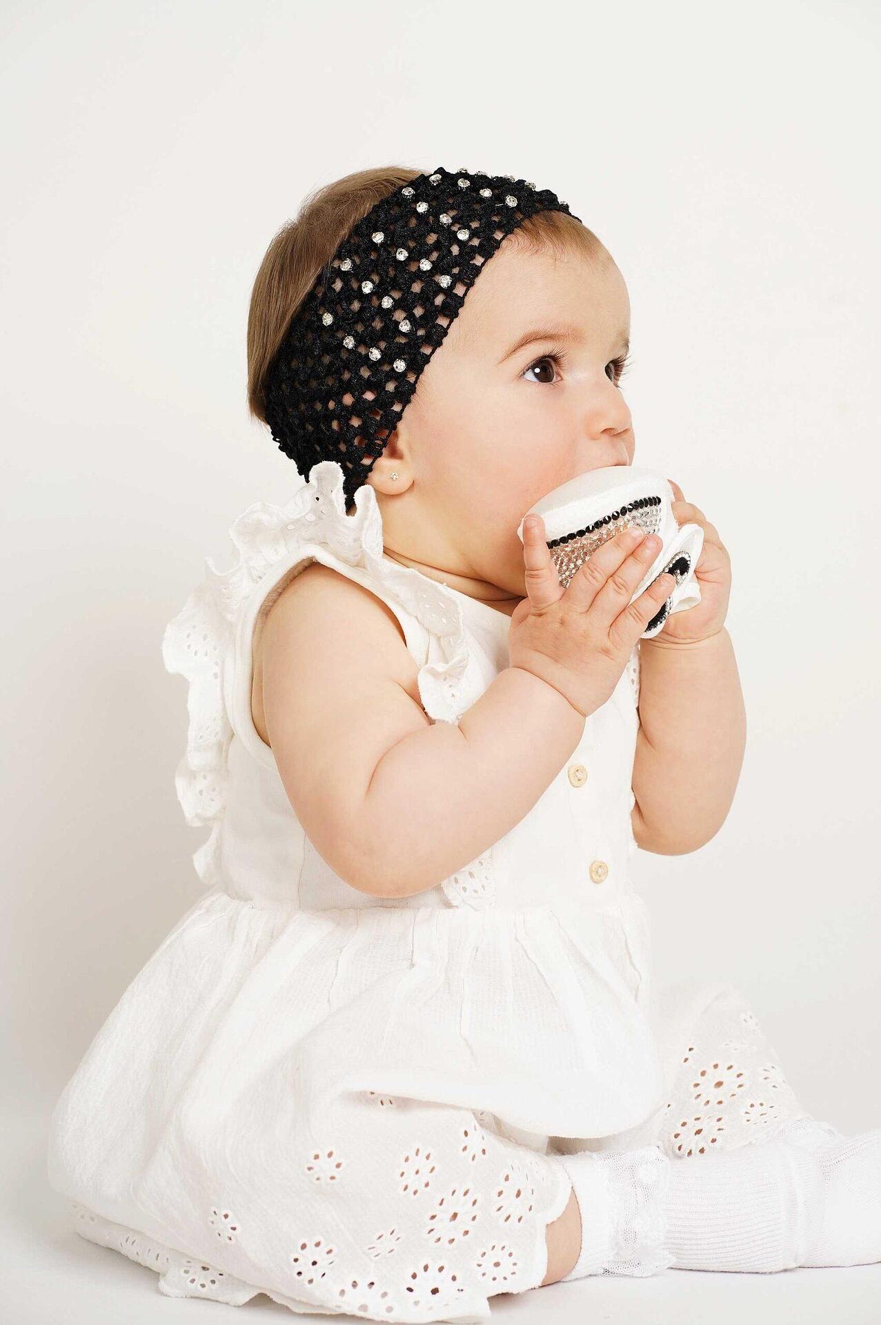 Headband with rhinestones