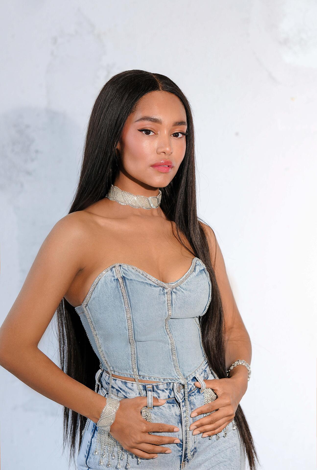 Sydney denim top
