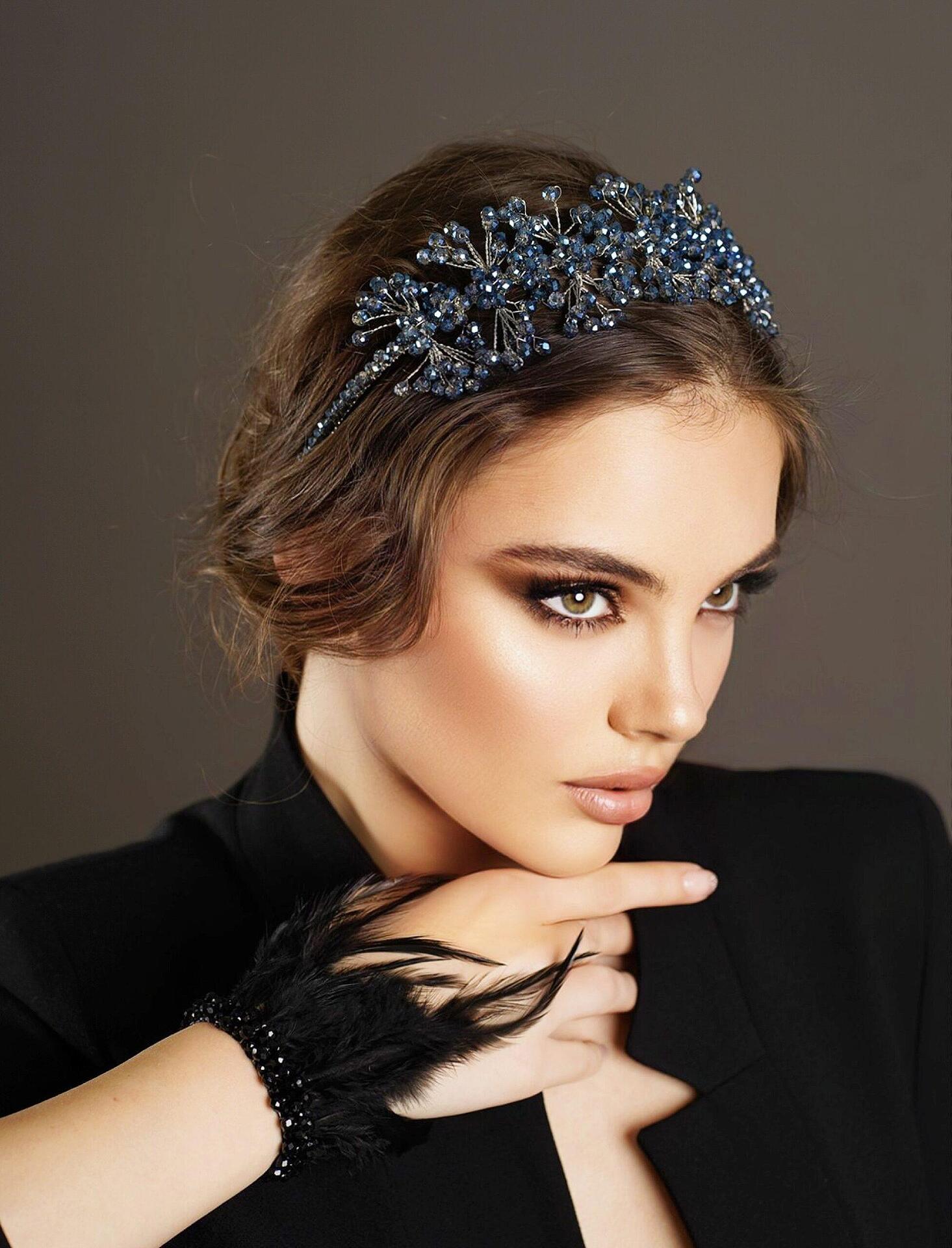 Tiara: Blue Elegance