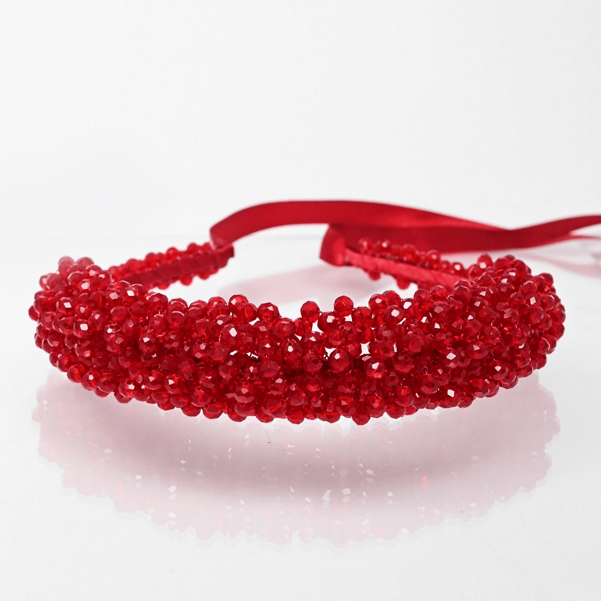 Tiara: Dark Red Crystals