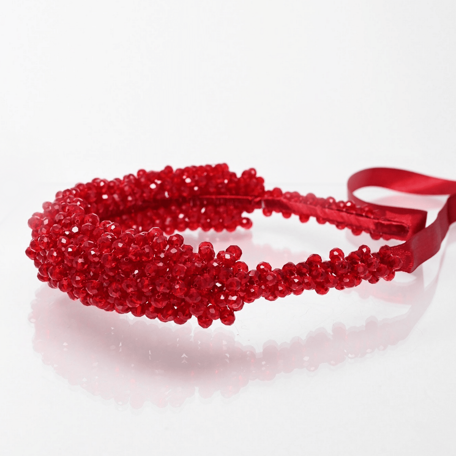 Tiara: Dark Red Crystals
