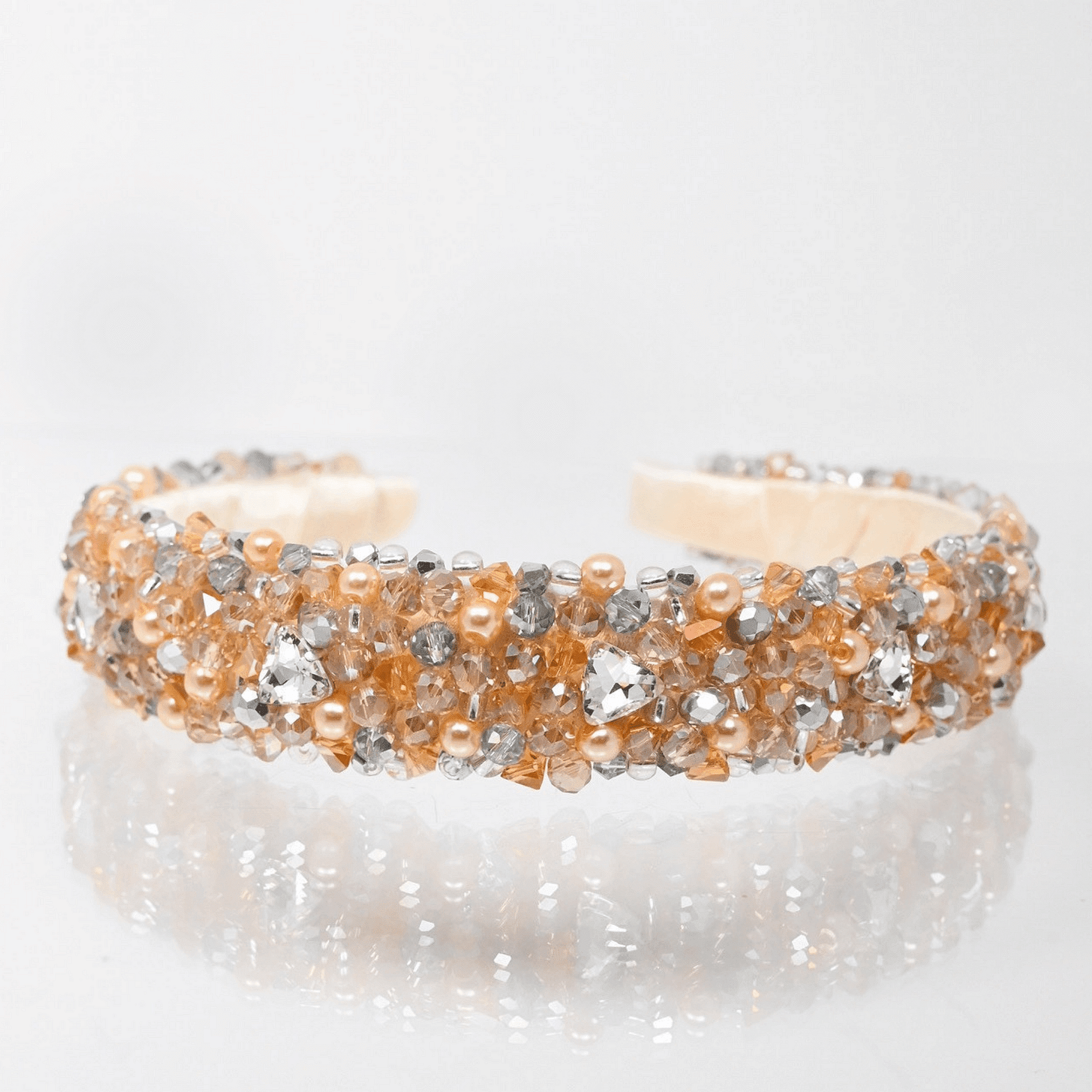 Tiara: Peach crystals