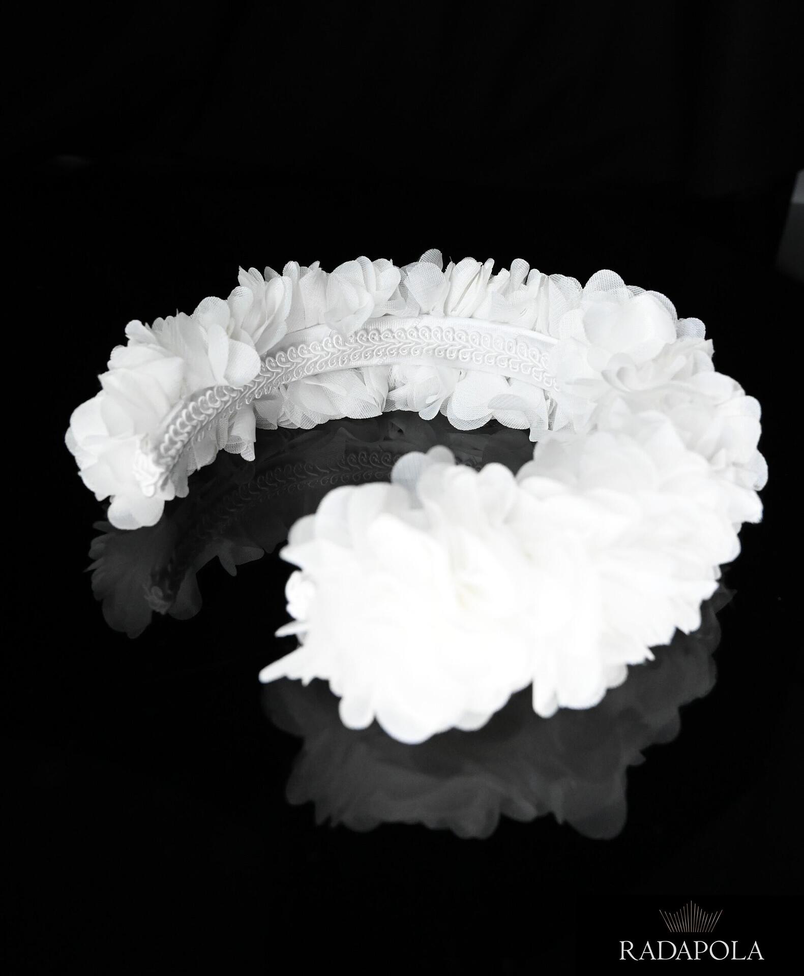 Tiara: White Light Flowers
