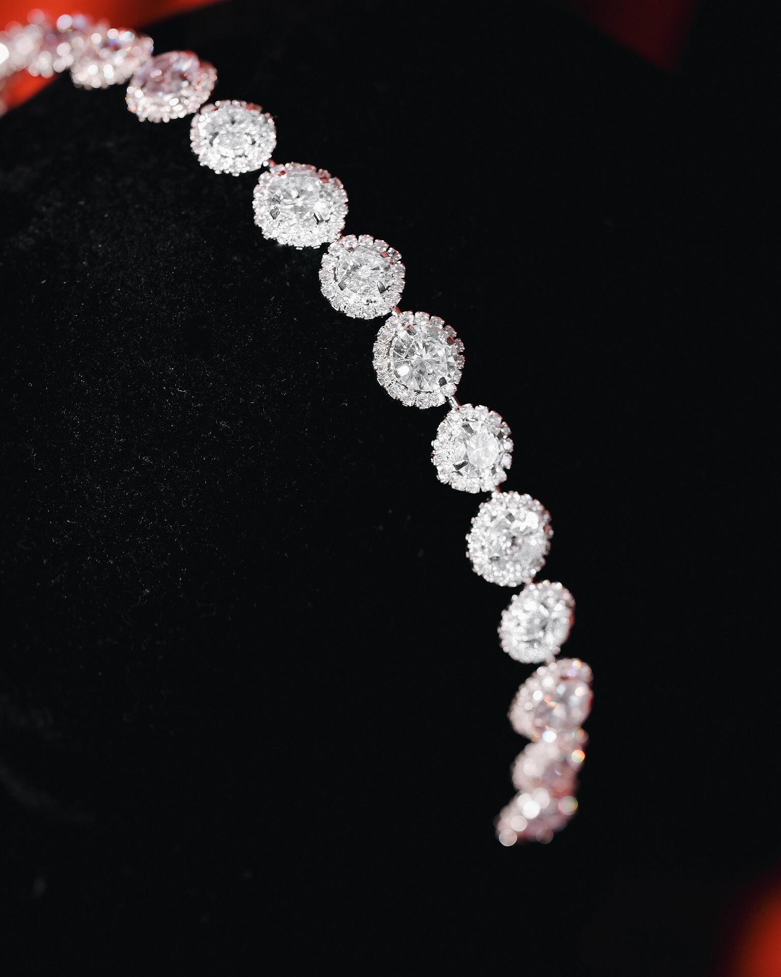 Crystal tiara: Lavinia