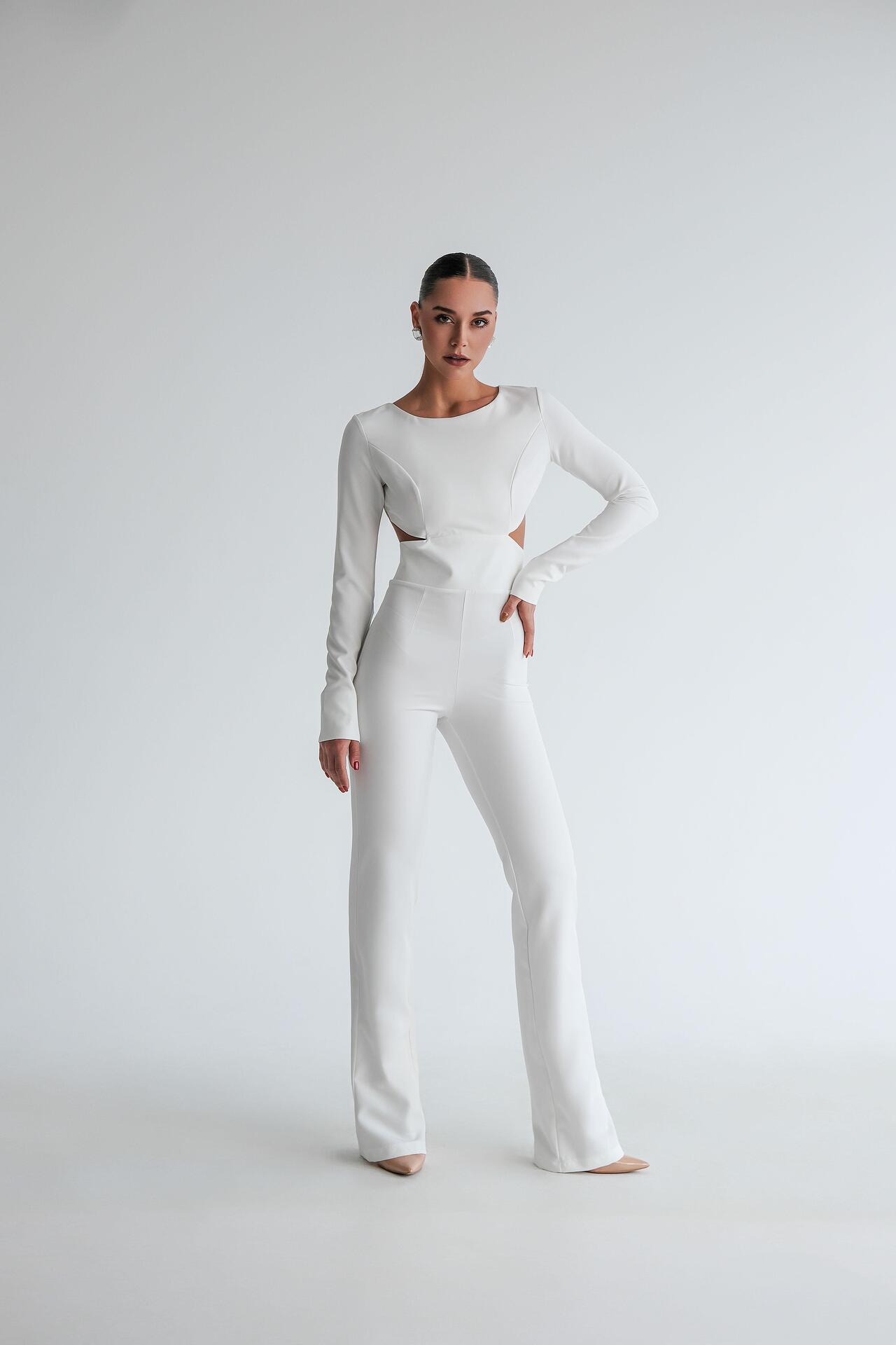 Georgette jumpsuit: Reign