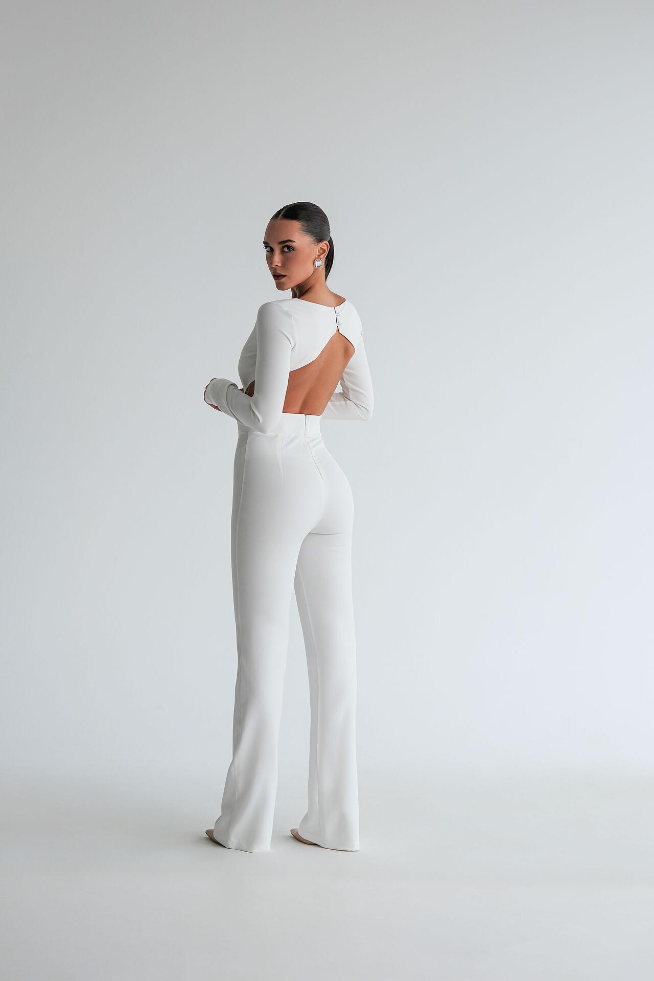 Georgette jumpsuit: Reign