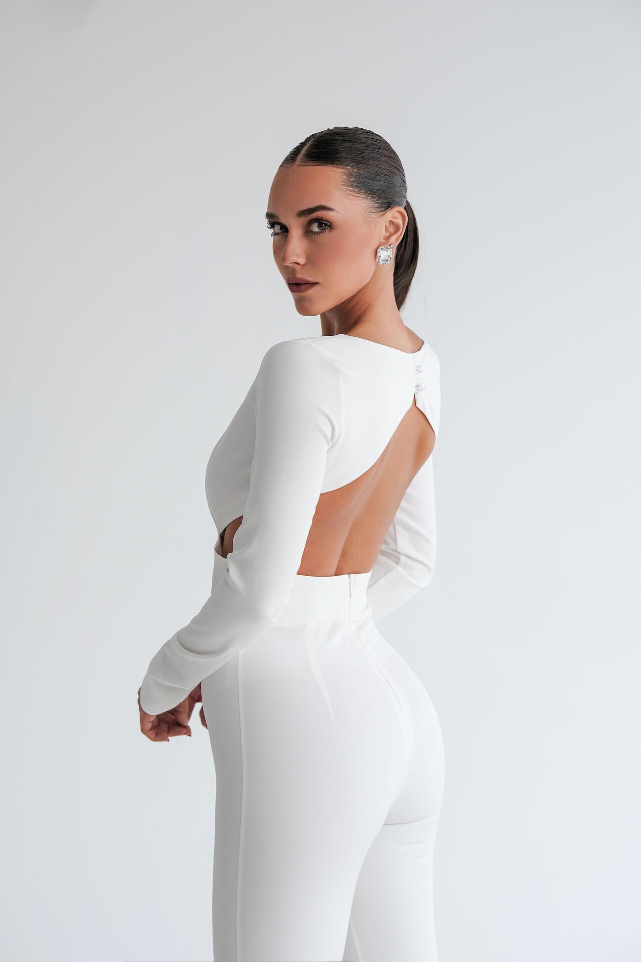 Georgette jumpsuit: Reign