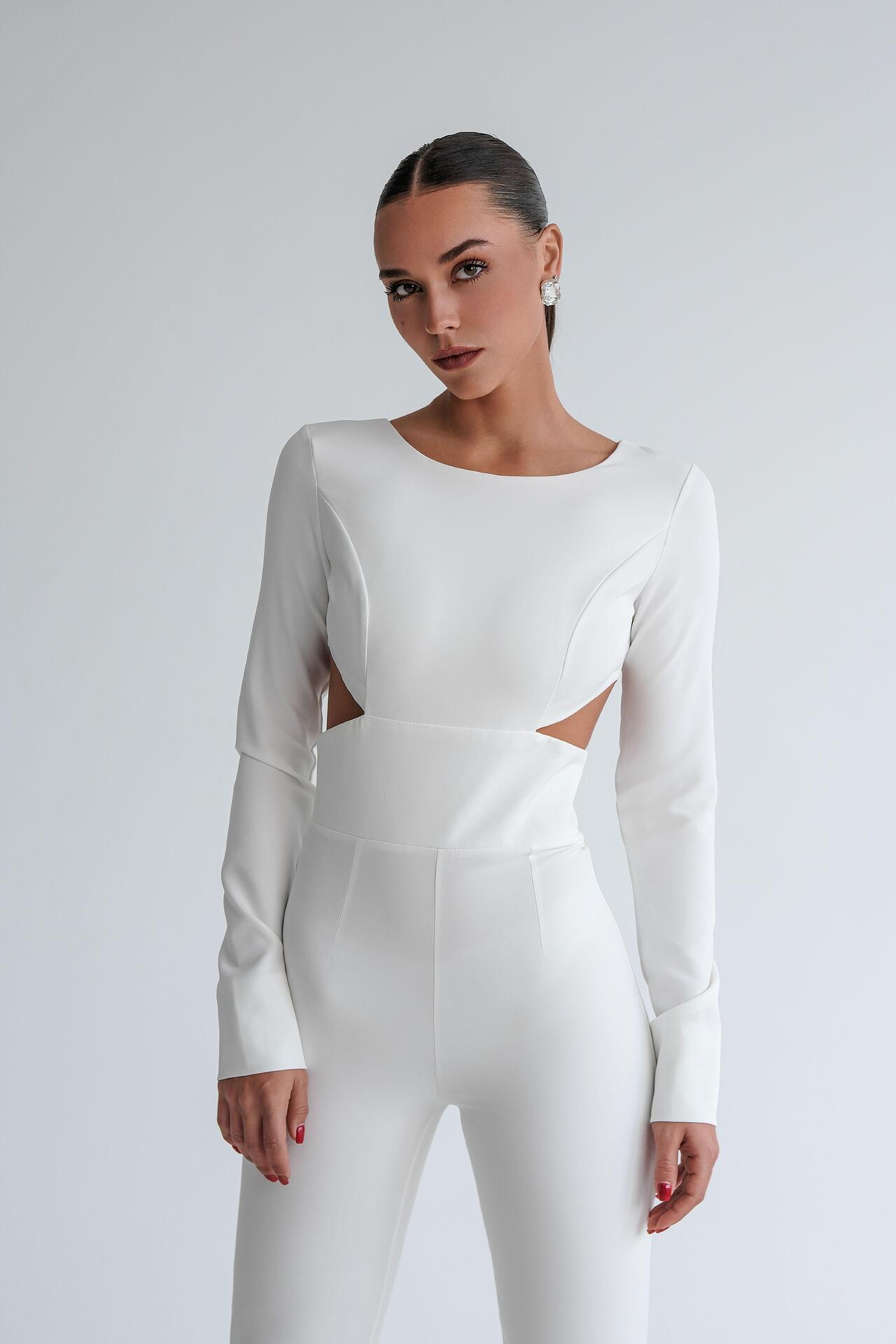 Georgette jumpsuit: Reign