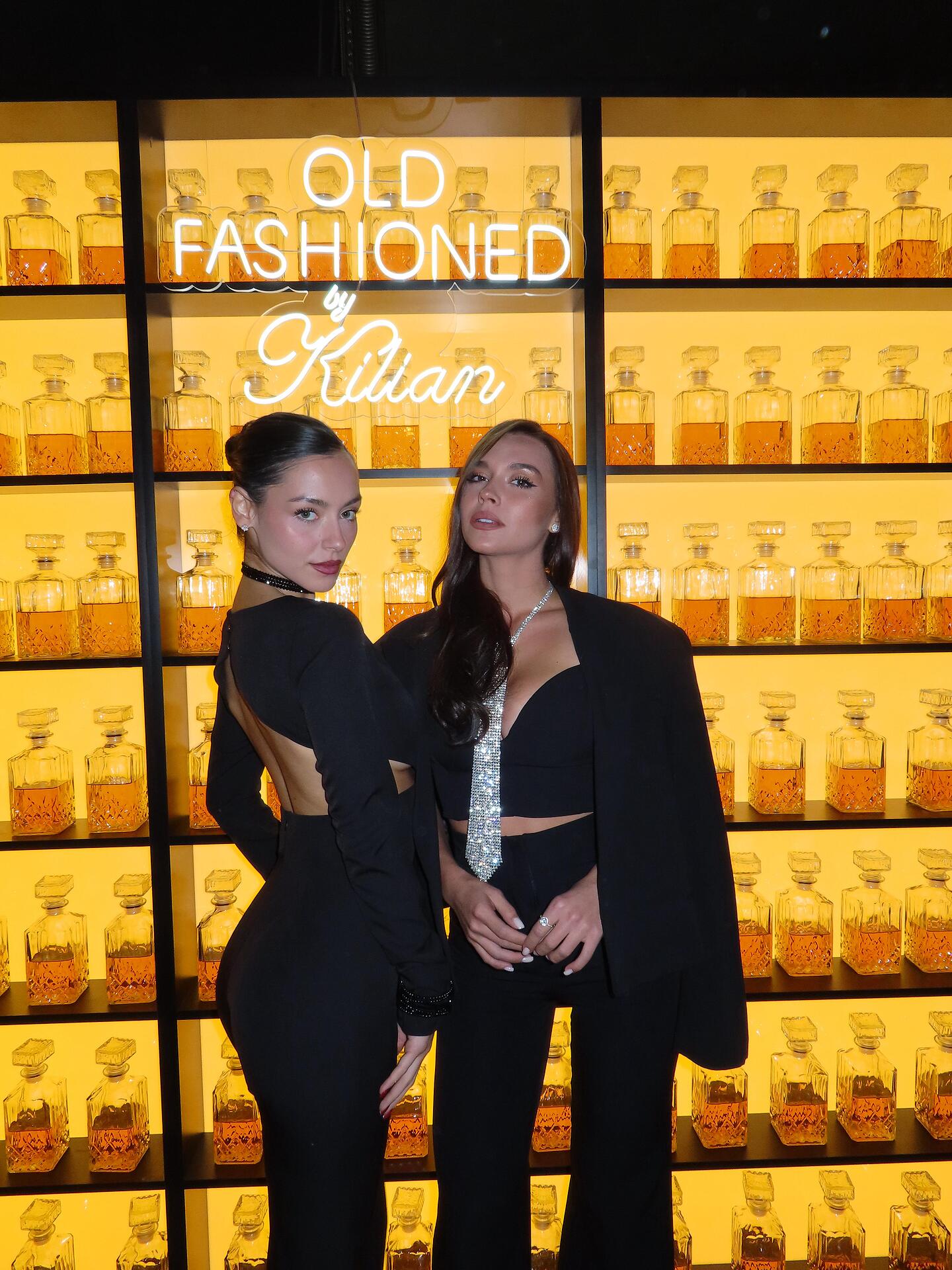 Georgette jumpsuit in black: Reign