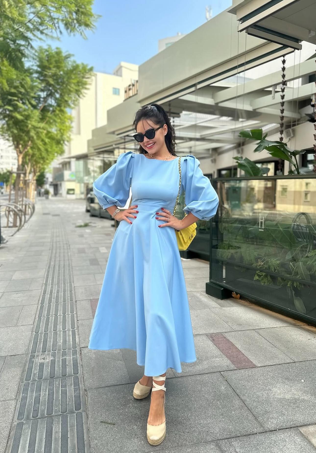 Comfort dress: Blue Melody 
